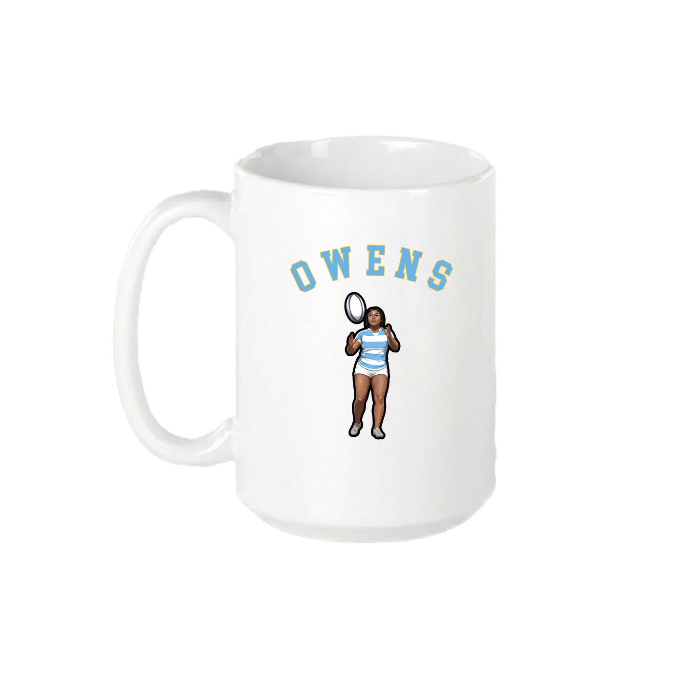15oz Coffee Mug — Shirsey Arch in White
