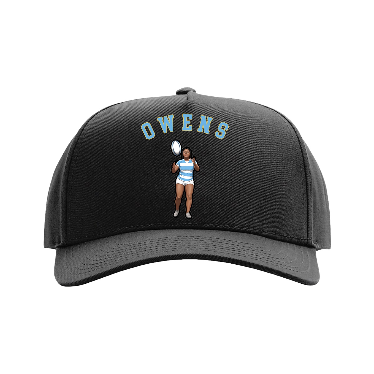 Full Fabric Five-Panel Champ Cap