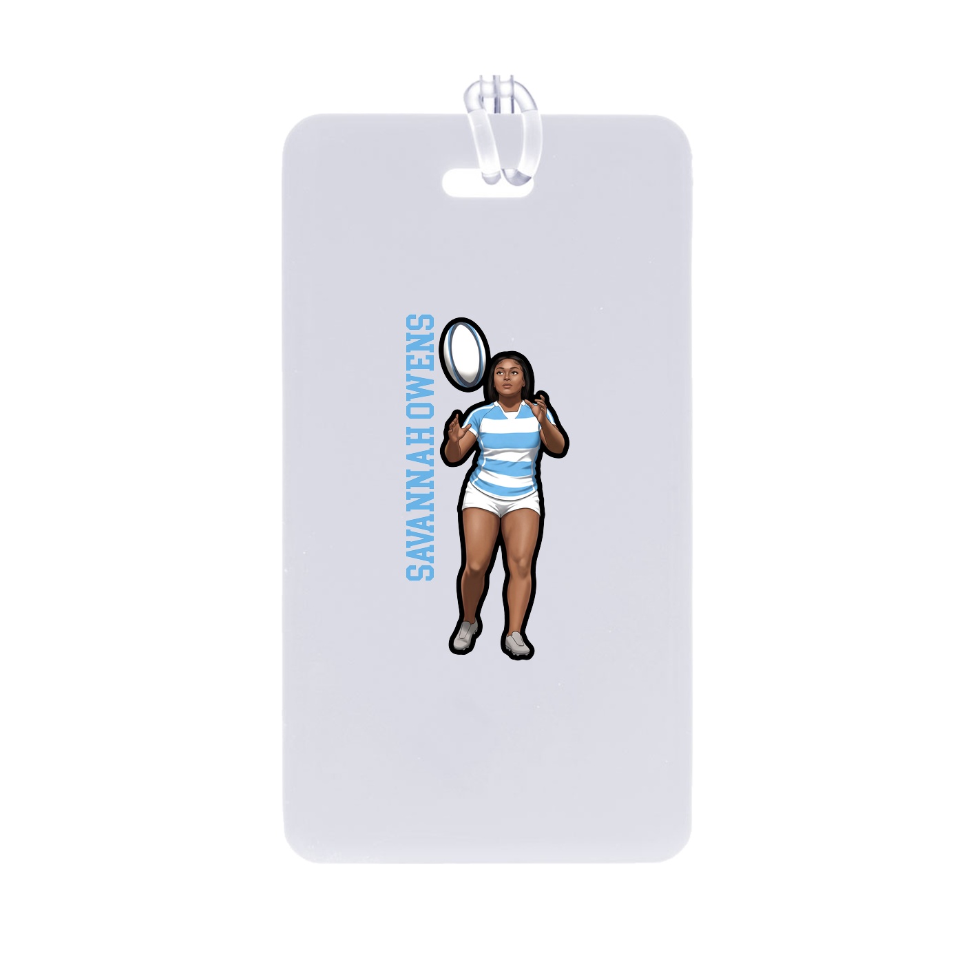 Bag Tag — Name Vertical in Classic