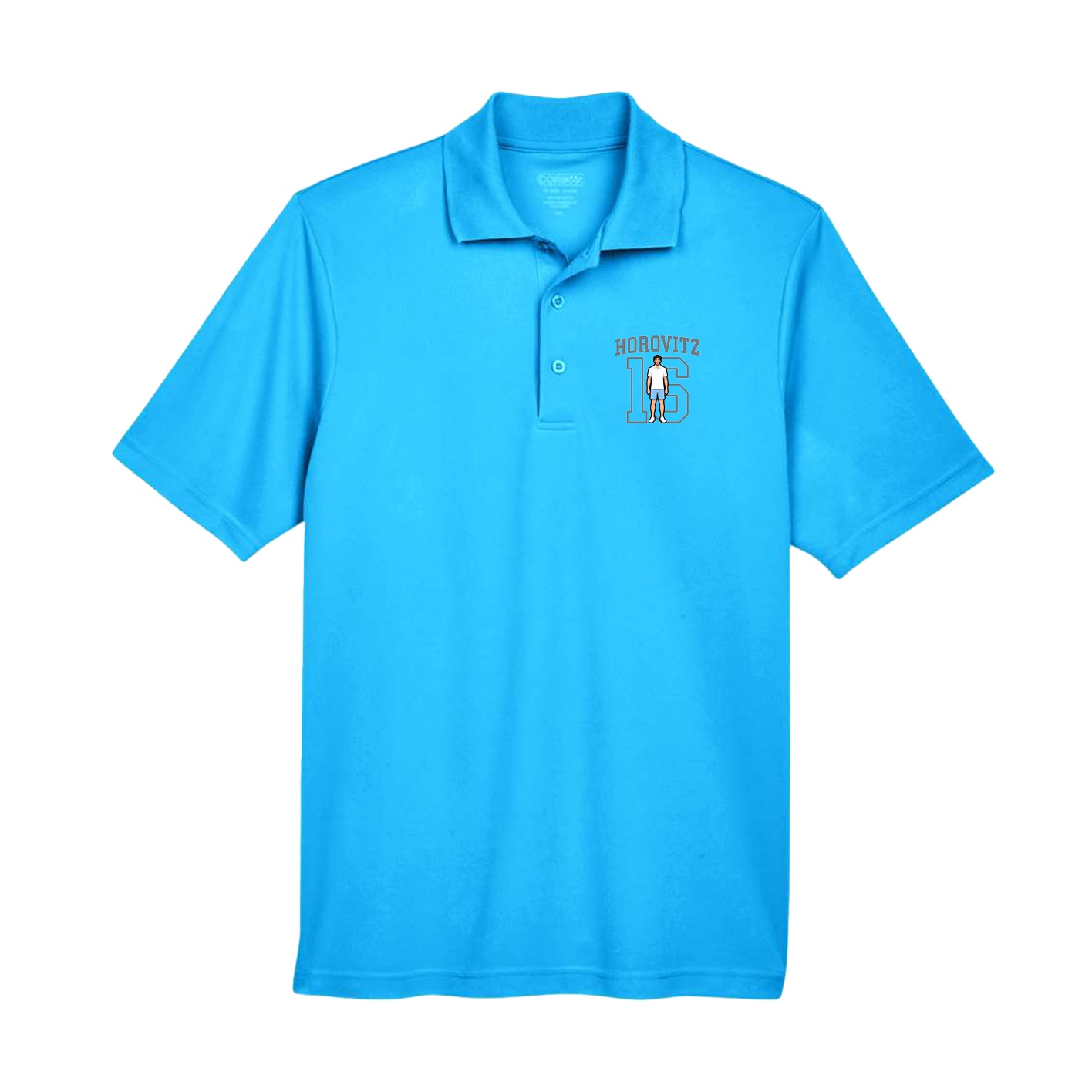 Performance Polo — Shirsey in Light Blue
