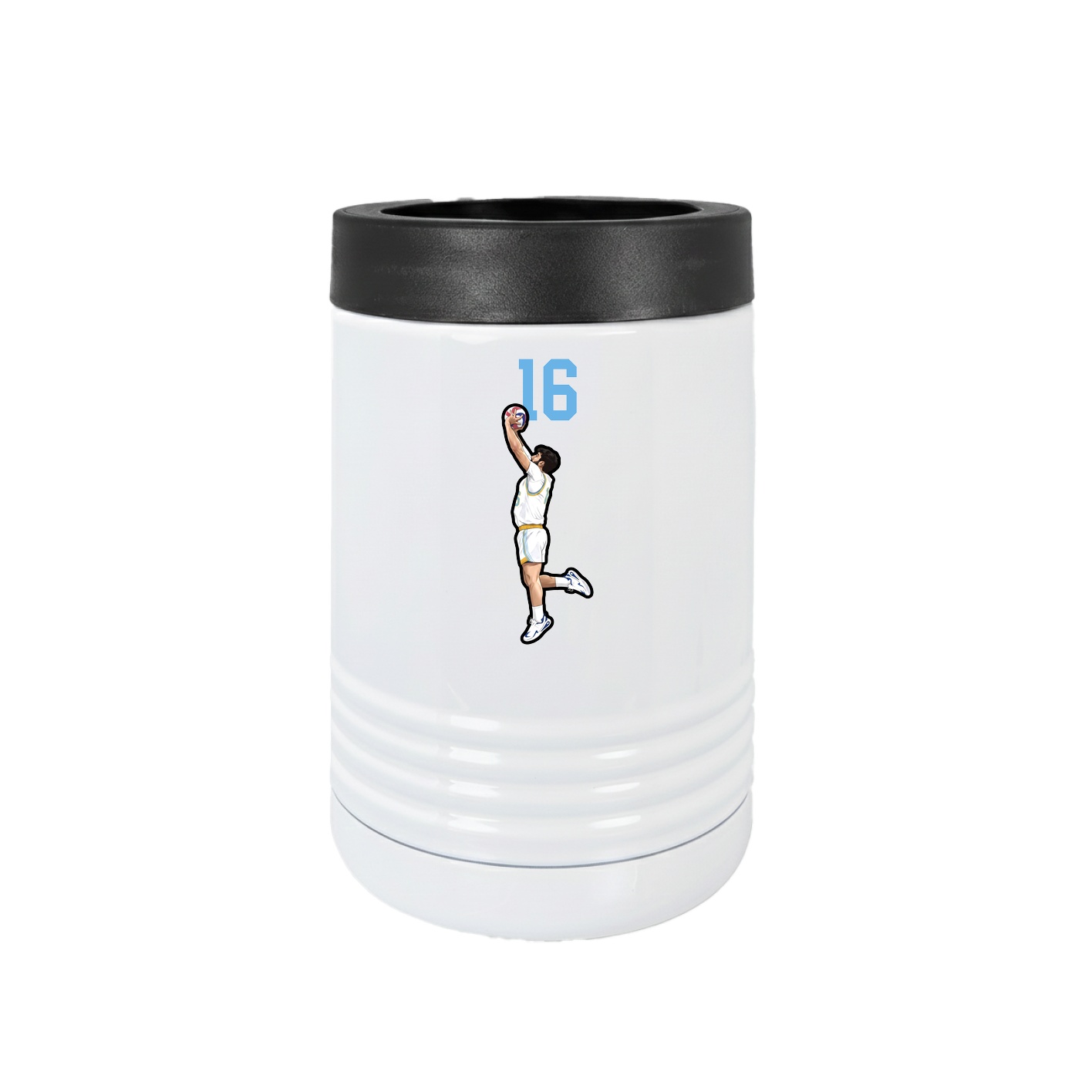 Beverage Holder — Number Top in White