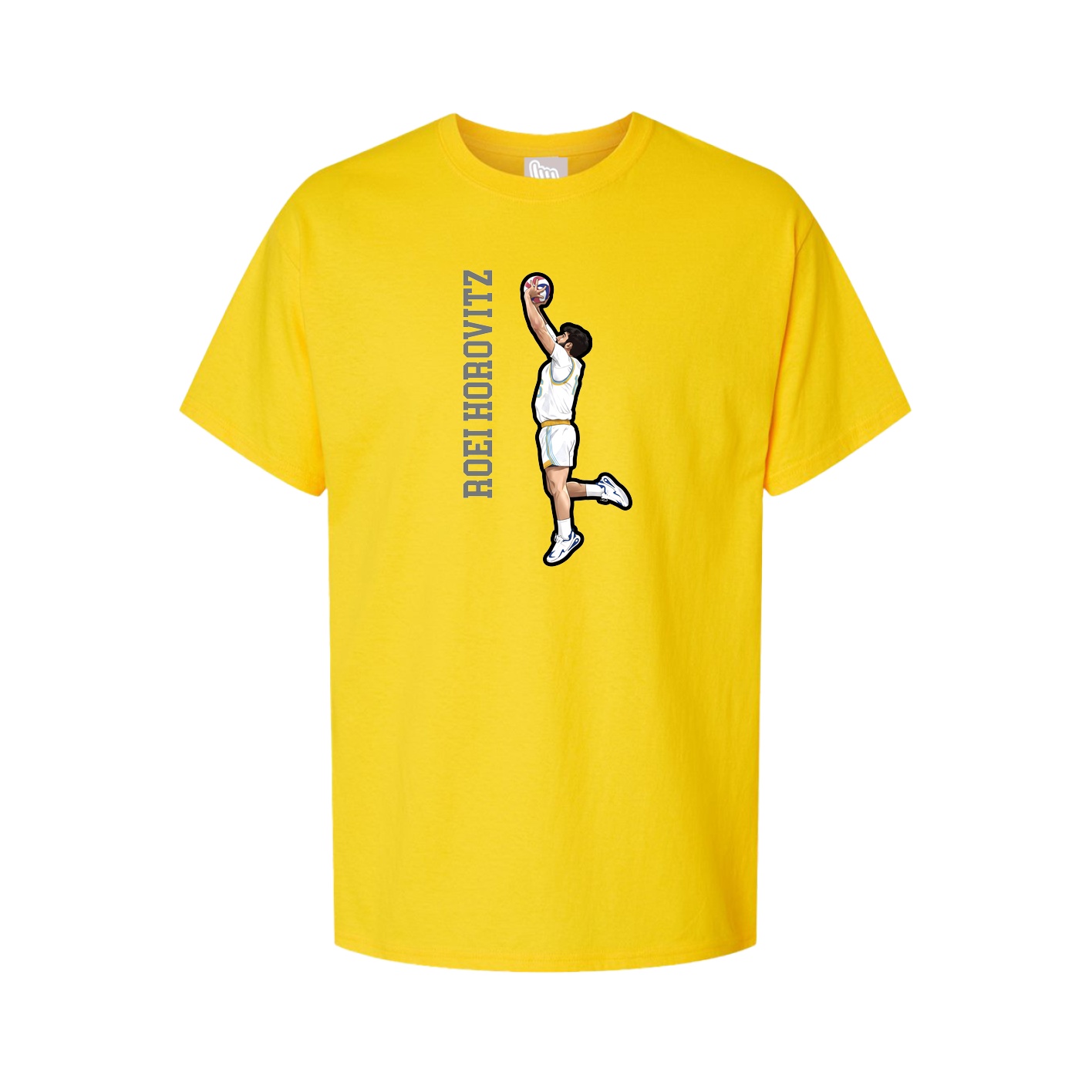 Tee — Name Vertical in Gold