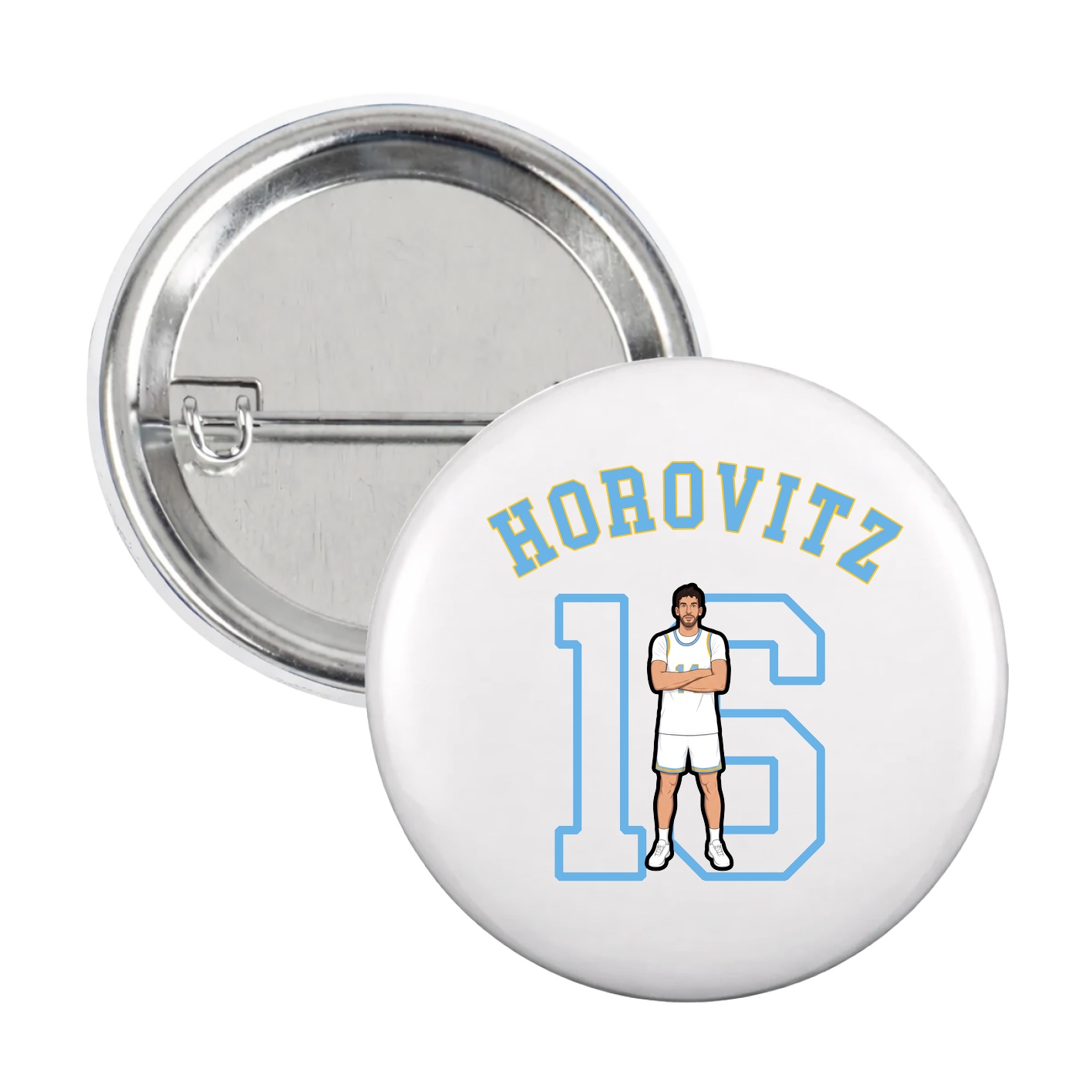 Game Day Button — Shirsey Arch in White