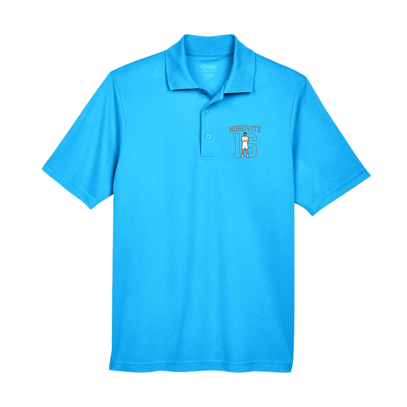 Performance Polo — Shirsey in Light Blue
