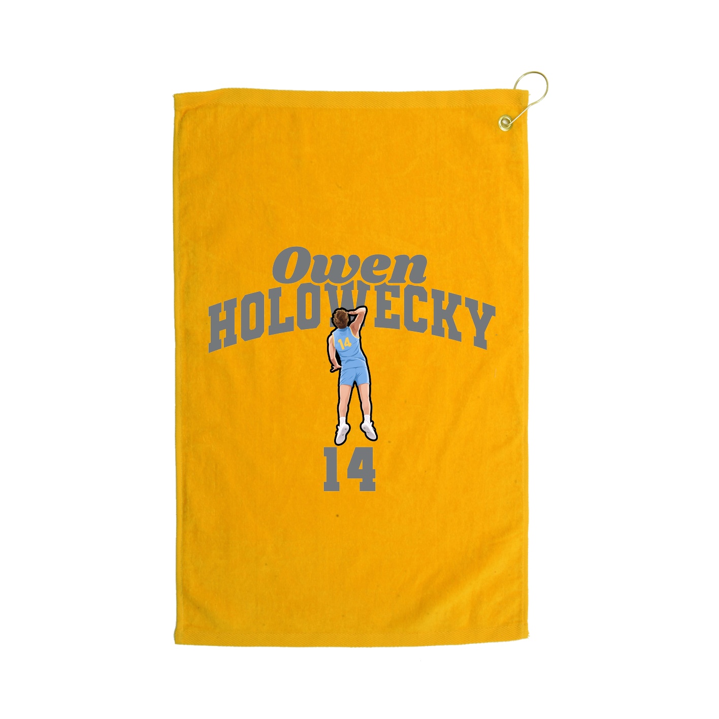 Golf Towel — Signature Arch in Gold