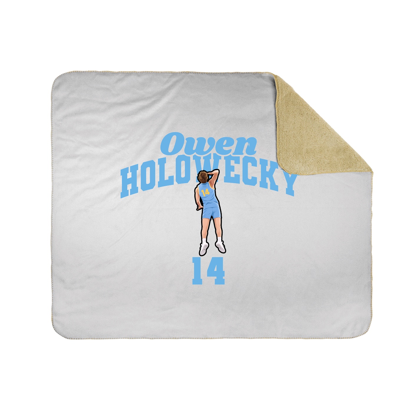 Throw Blanket — Signature Arch in White