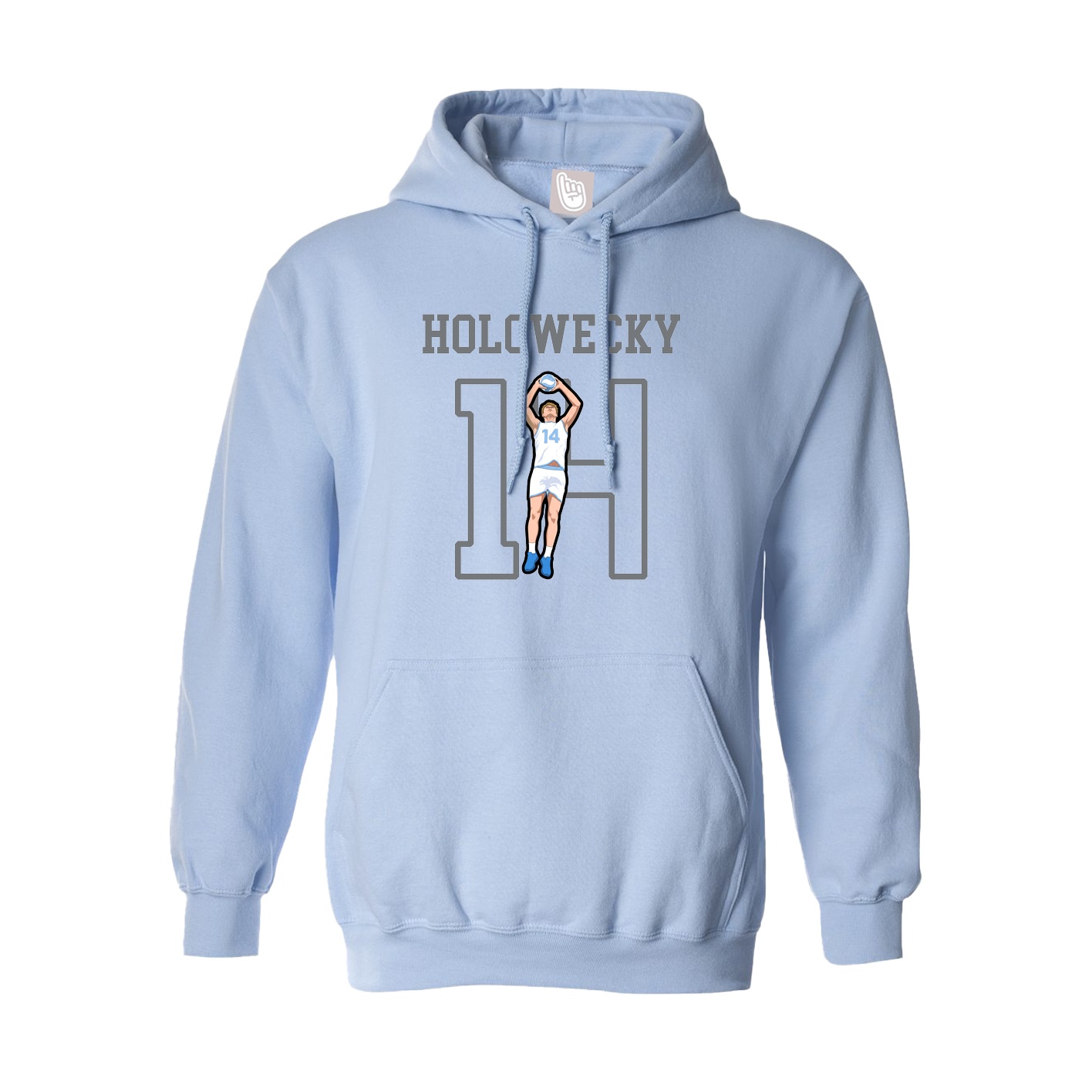 Hoodie — Shirsey in Light Blue