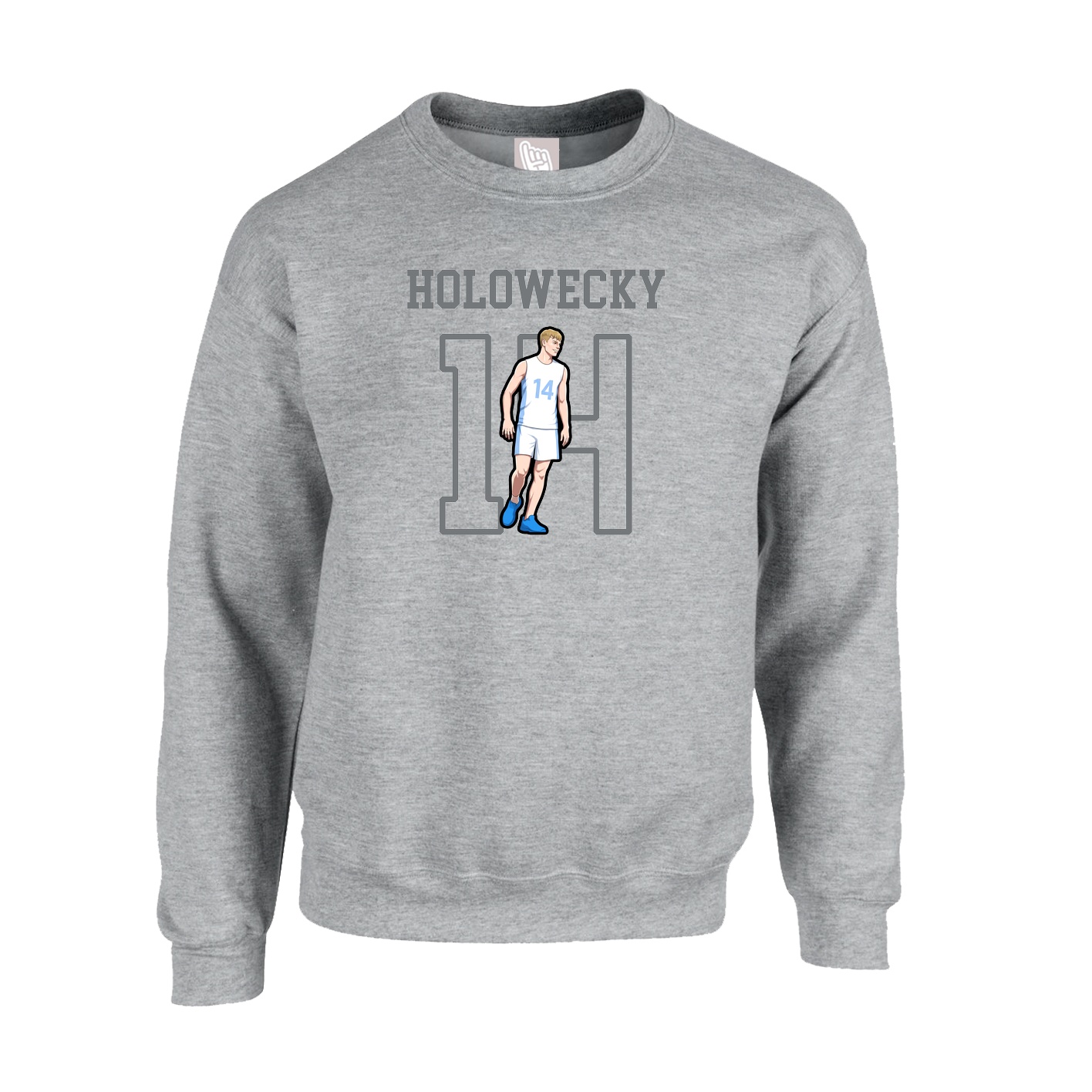 Fleece Crew — Shirsey in Grey