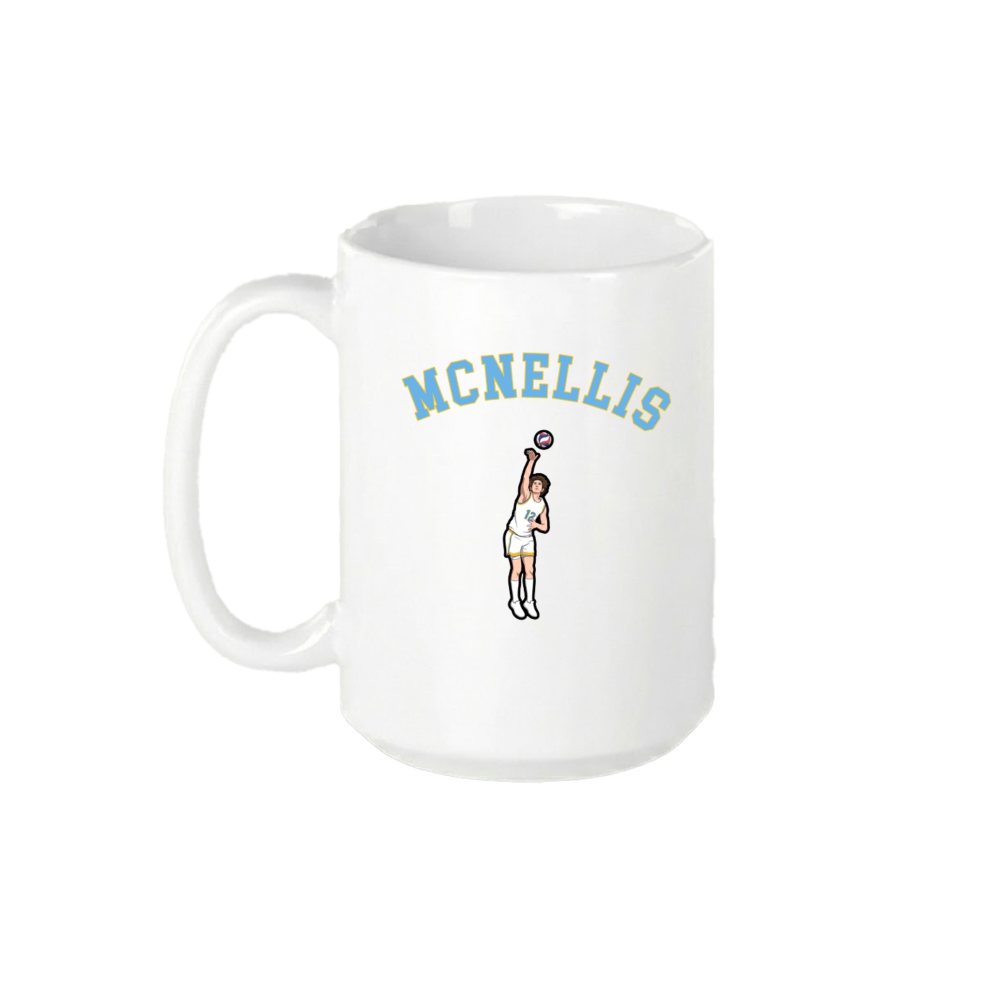 15oz Coffee Mug — Shirsey Arch in White