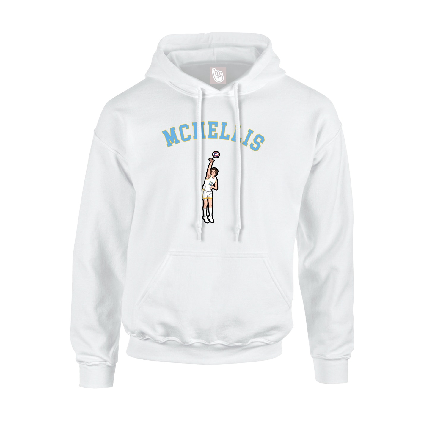 Hoodie — Shirsey Arch in White