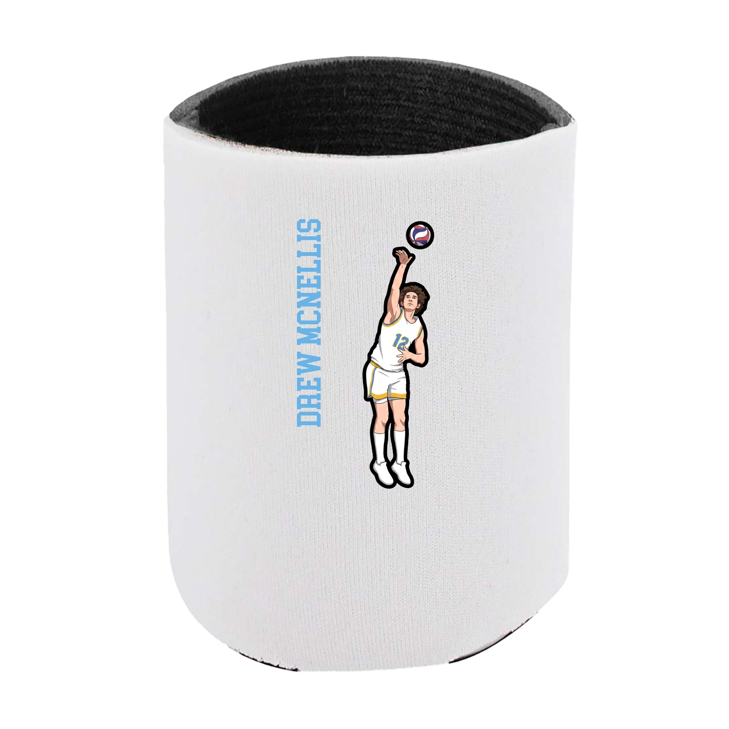 Can Holder — Name Vertical in White