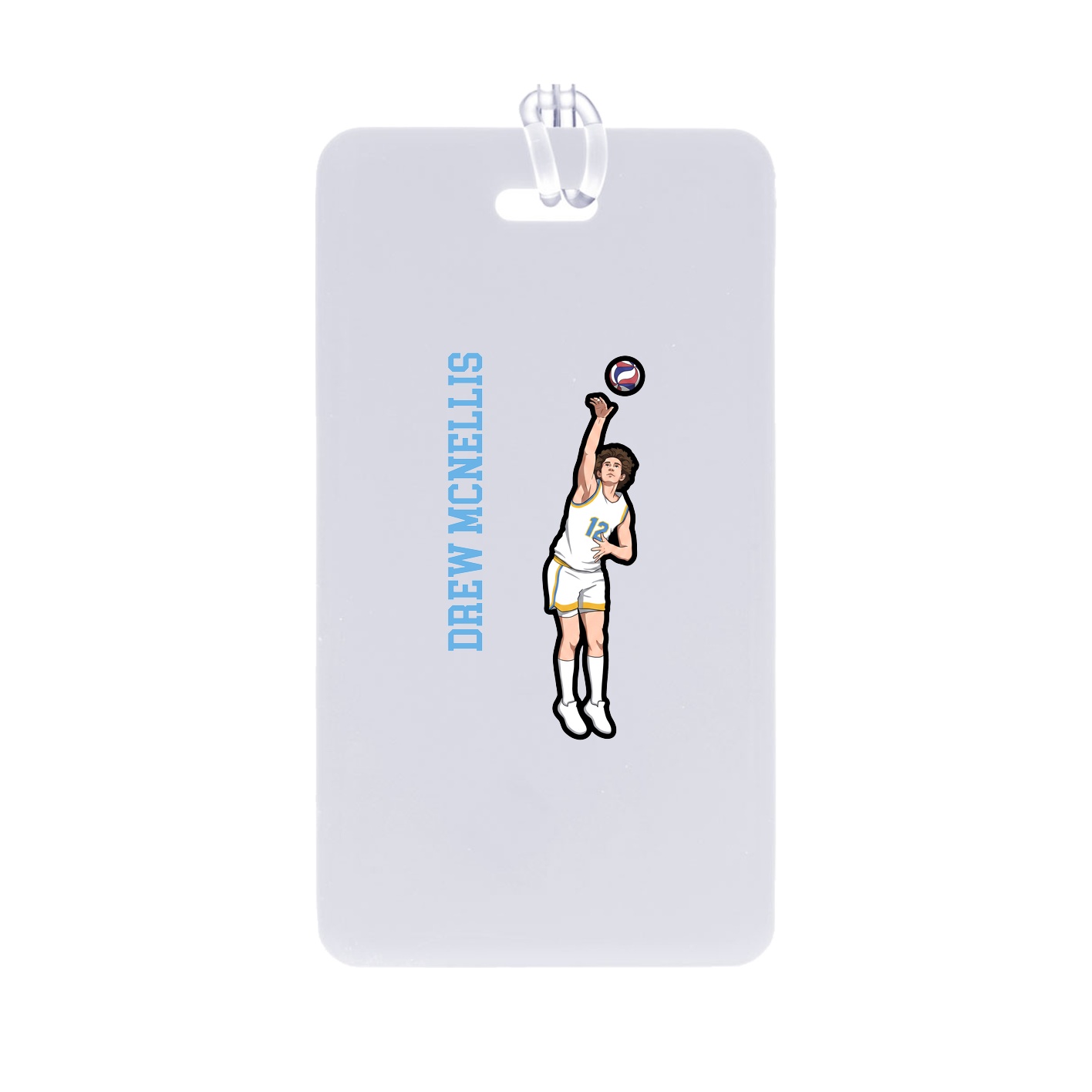 Bag Tag — Name Vertical in Classic