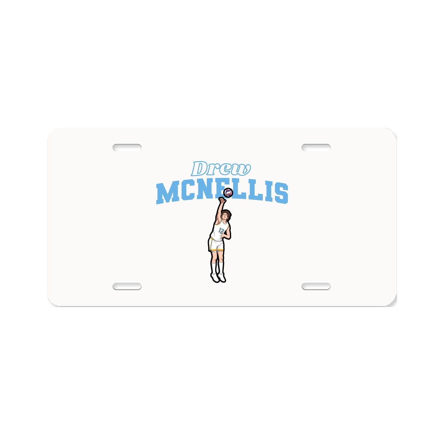License Plate — Name Arch in Classic