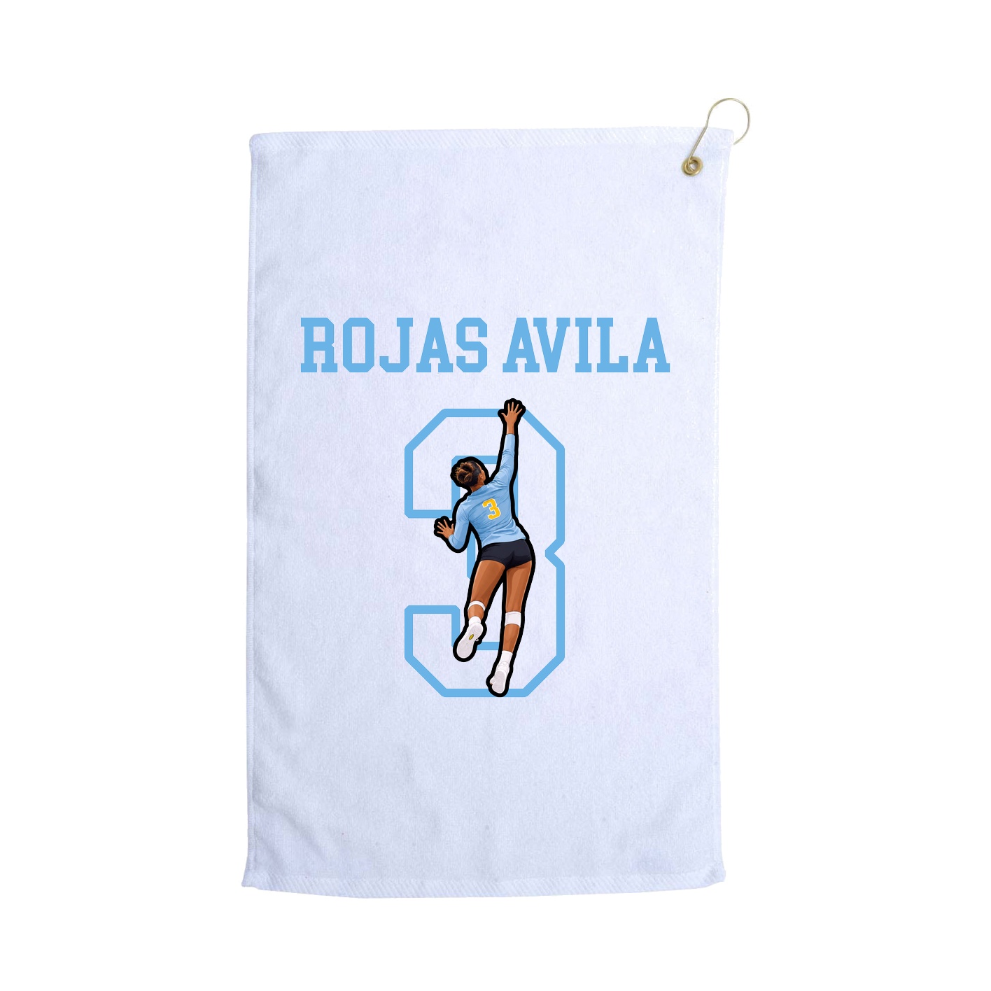 Golf Towel — Shirsey in White