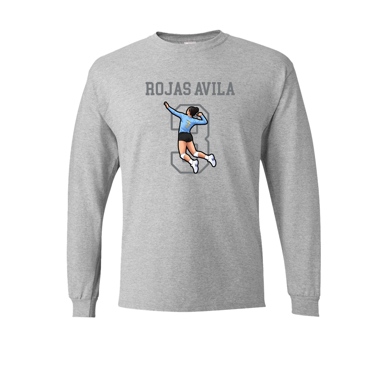 Long Sleeve Tee — Shirsey in Grey