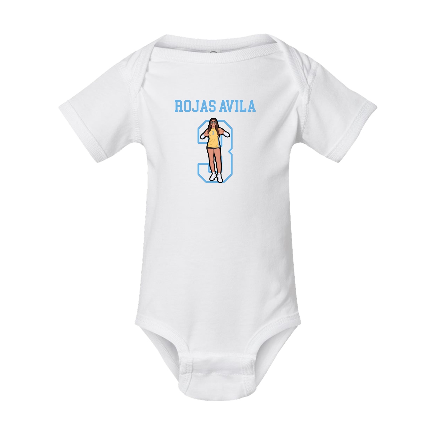 Baby Onesie — Shirsey in White