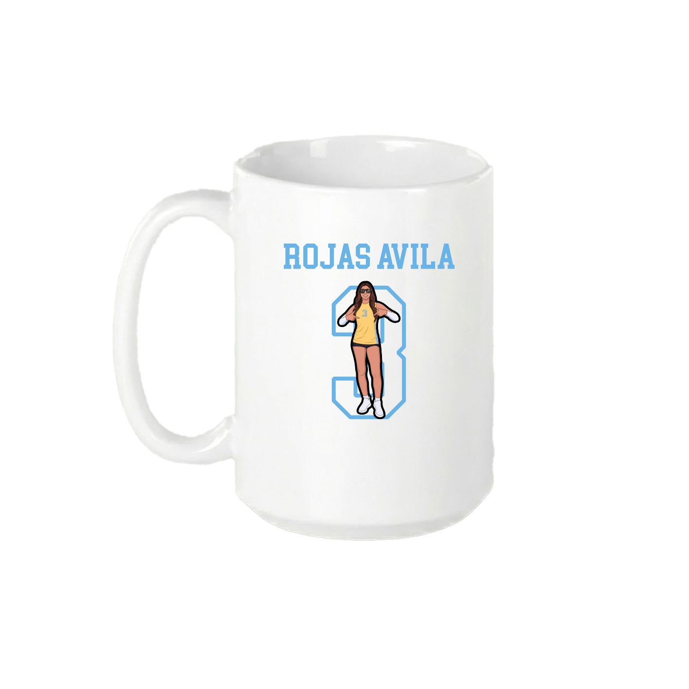 15oz Coffee Mug — Shirsey in White