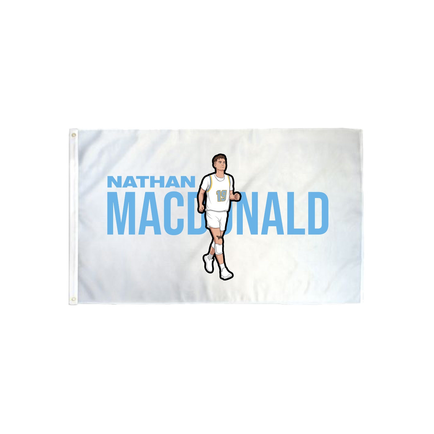 3x5 Flag — Player Name in Classic