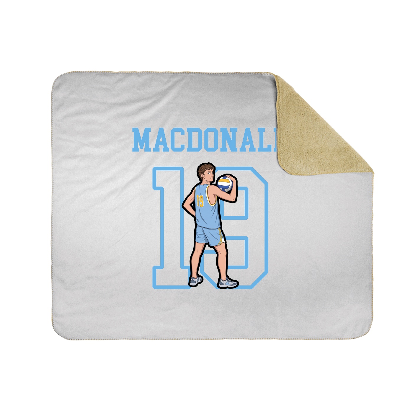 Throw Blanket — Shirsey in White