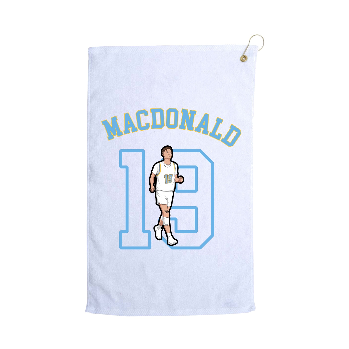 Golf Towel — Shirsey Arch in White