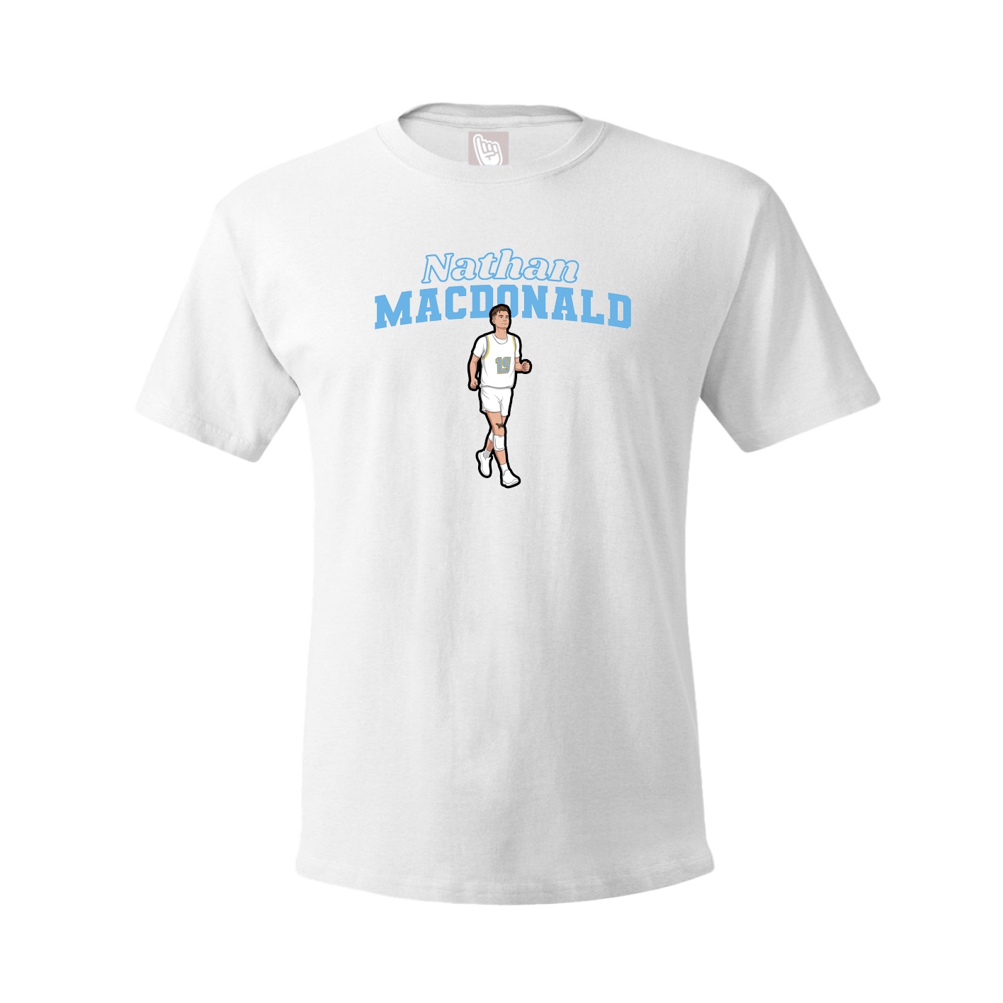 Tee — Name Arch in White