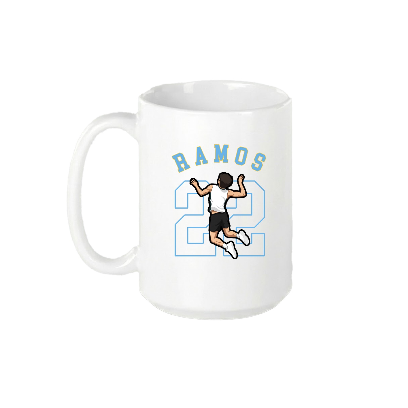 15oz Coffee Mug — Shirsey Arch in White