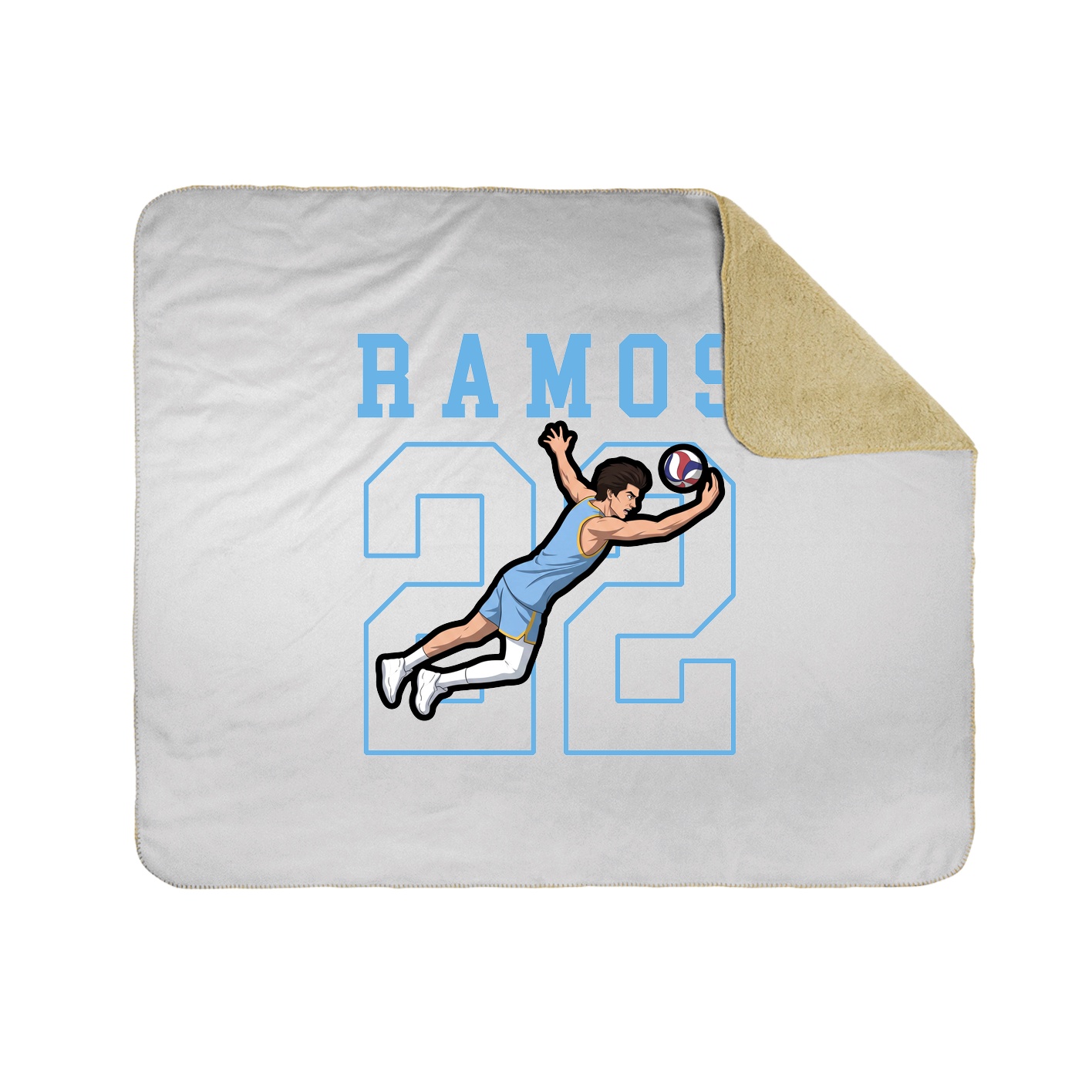 50x60 Sherpa Lined Throw Blanket