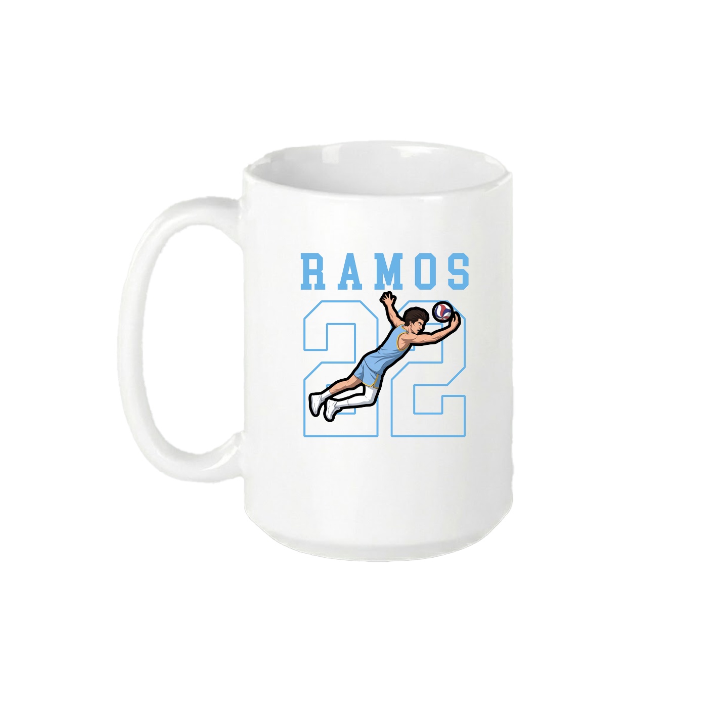15oz Coffee Mug — Shirsey in White