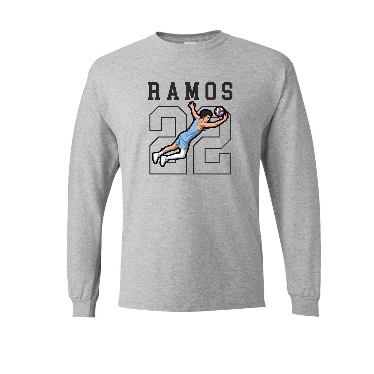Long Sleeve Tee — Shirsey in Grey