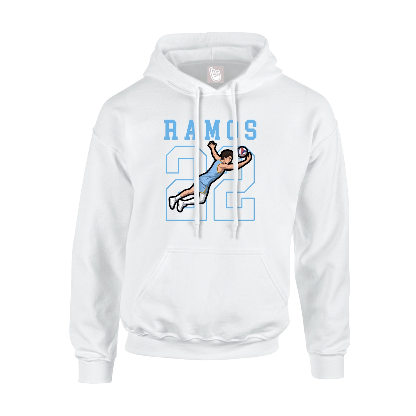 Hoodie — Shirsey in White