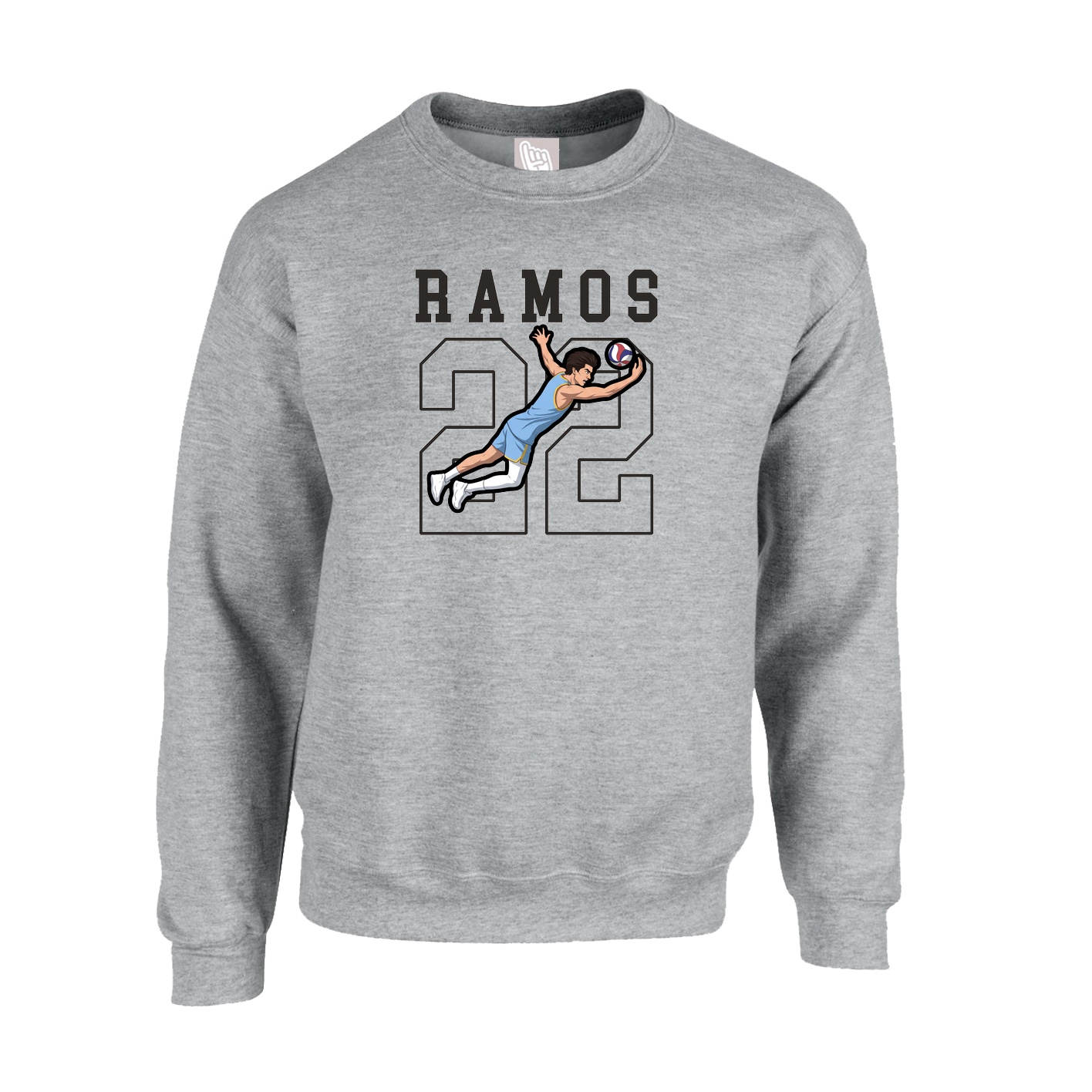 Fleece Crew — Shirsey in Grey