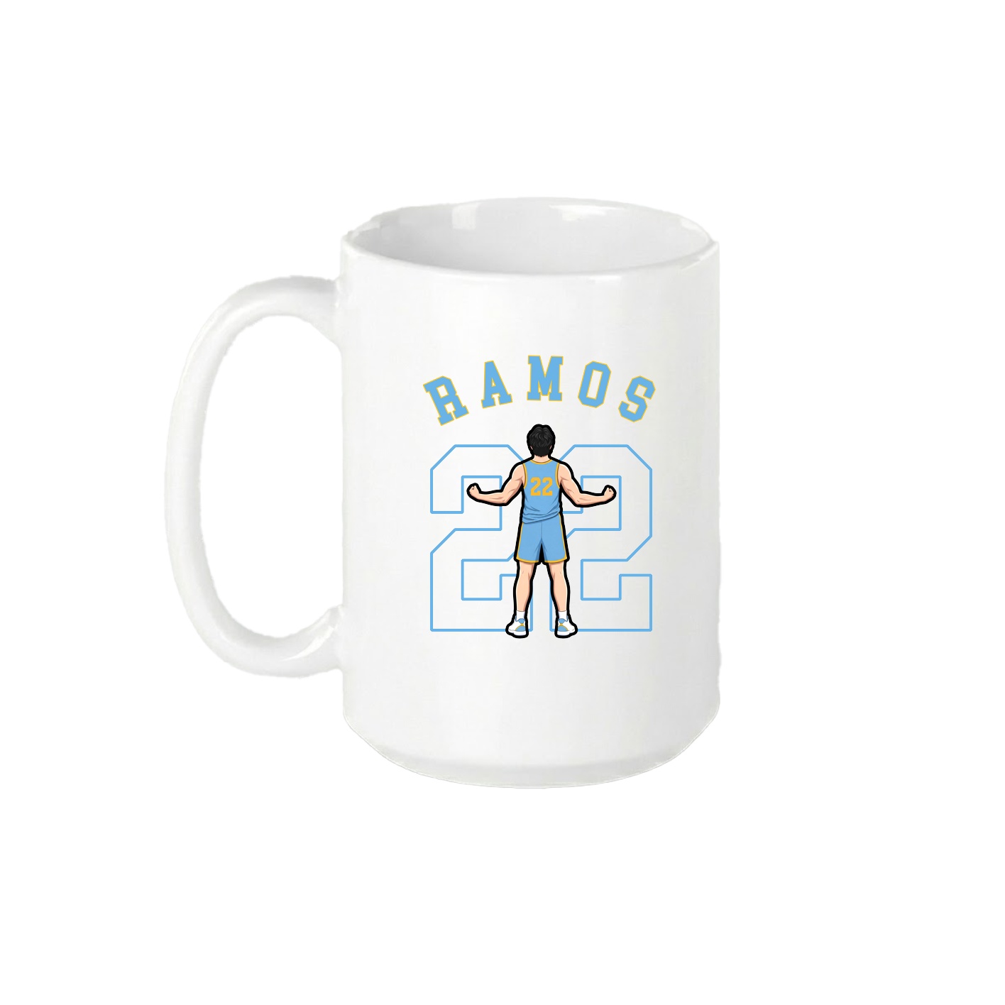 15oz Coffee Mug — Shirsey Arch in White