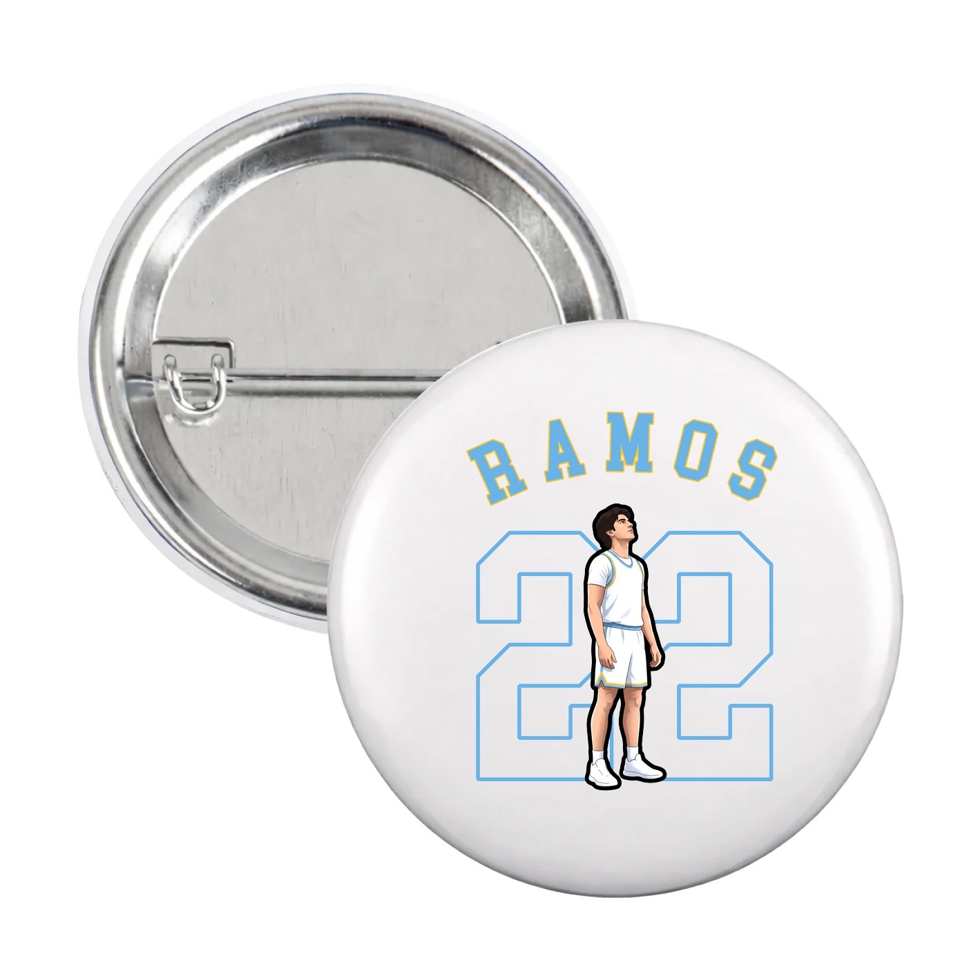 Game Day Button — Shirsey Arch in White