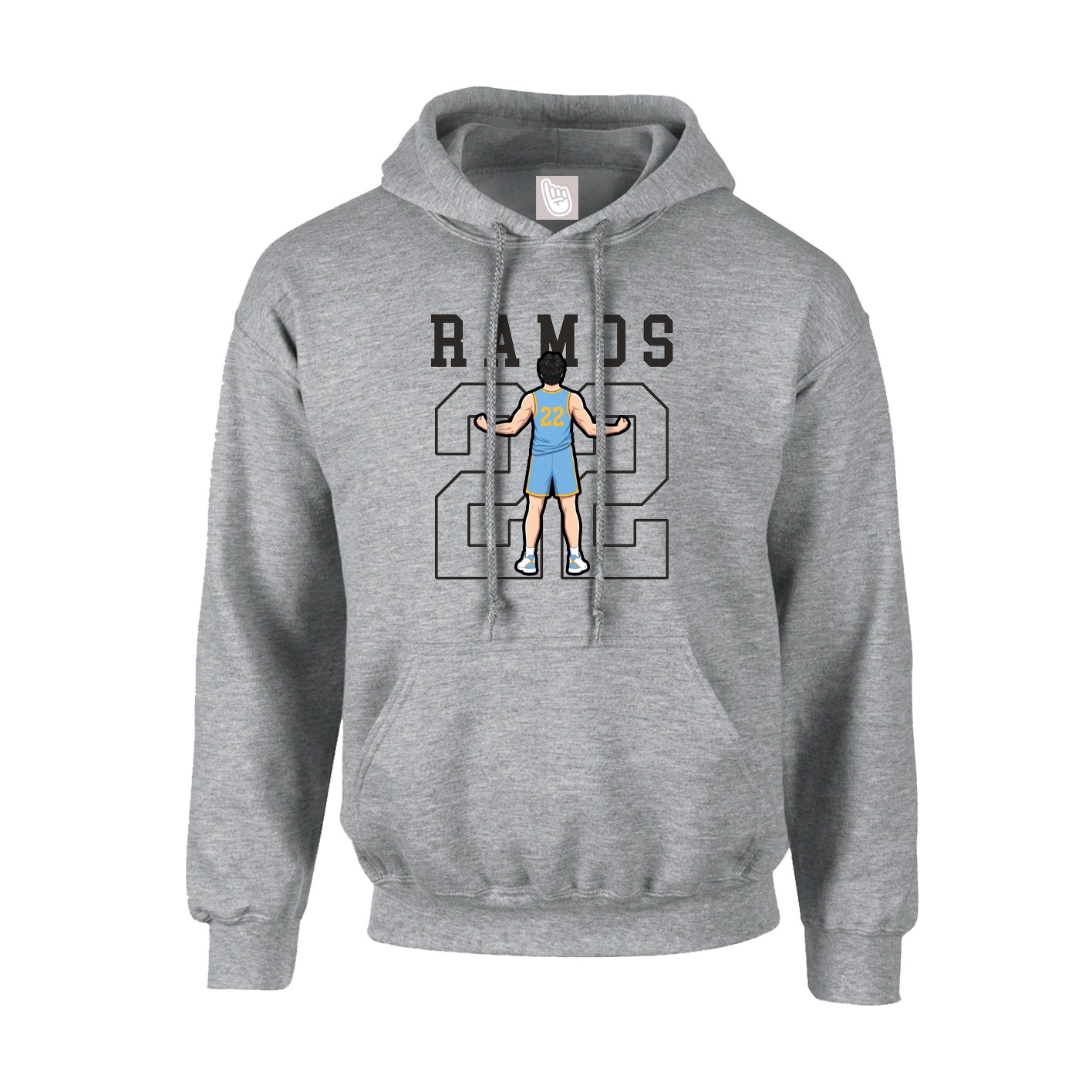 Hoodie — Shirsey in Grey
