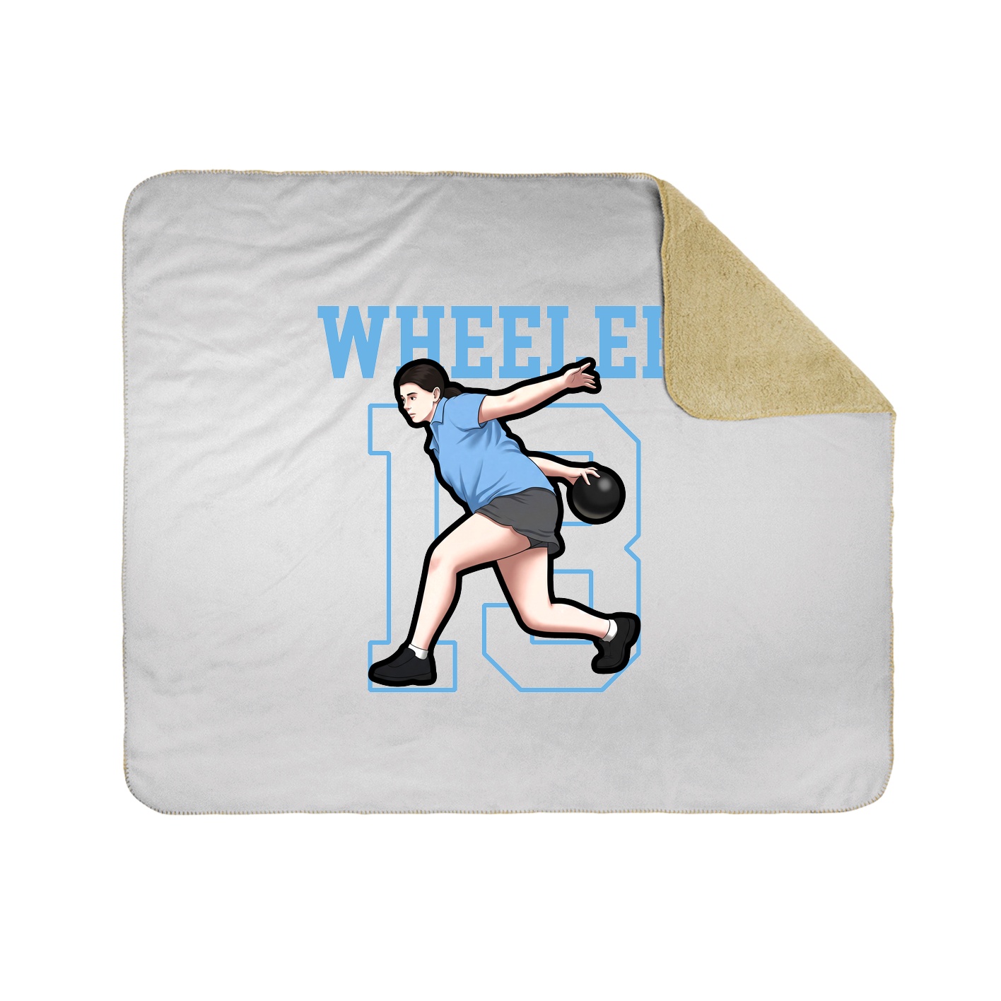 Throw Blanket — Shirsey in White