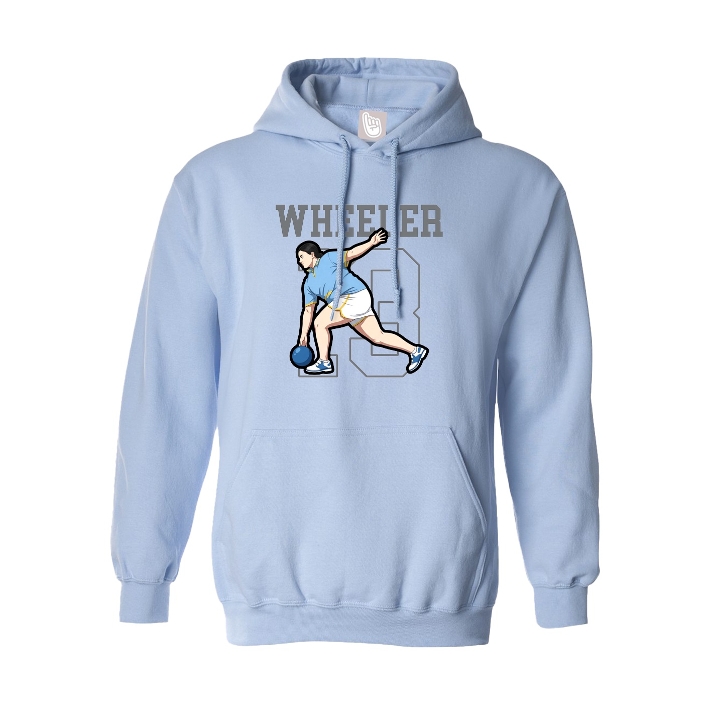 Hoodie — Shirsey in Light Blue