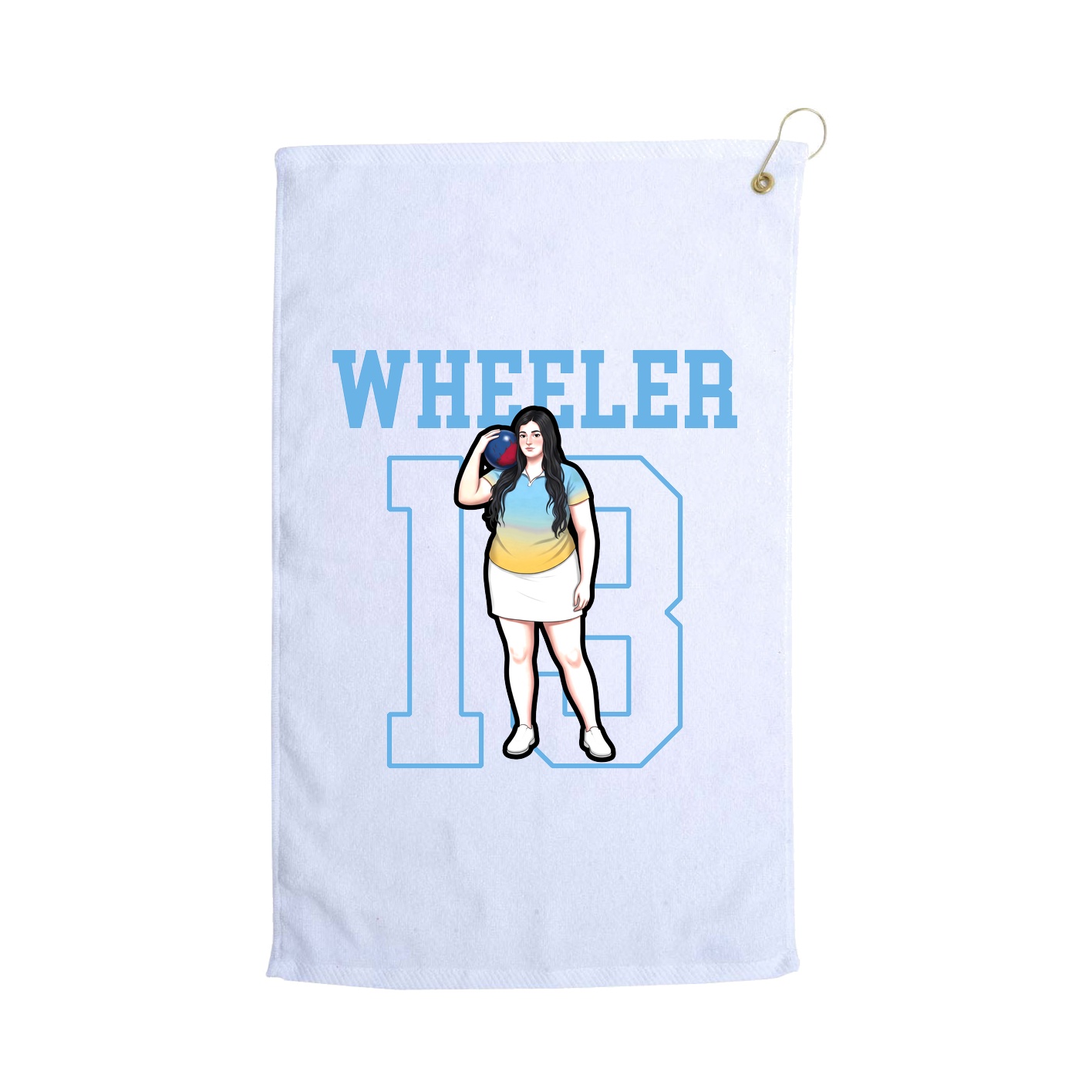 Golf Towel — Shirsey in White