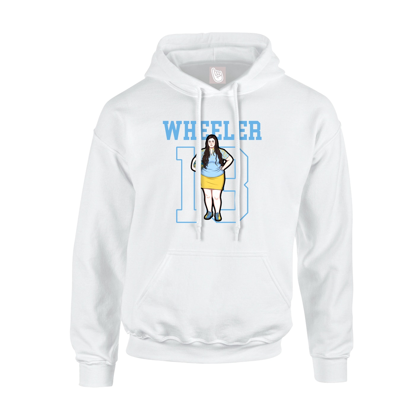 Hoodie — Shirsey in White