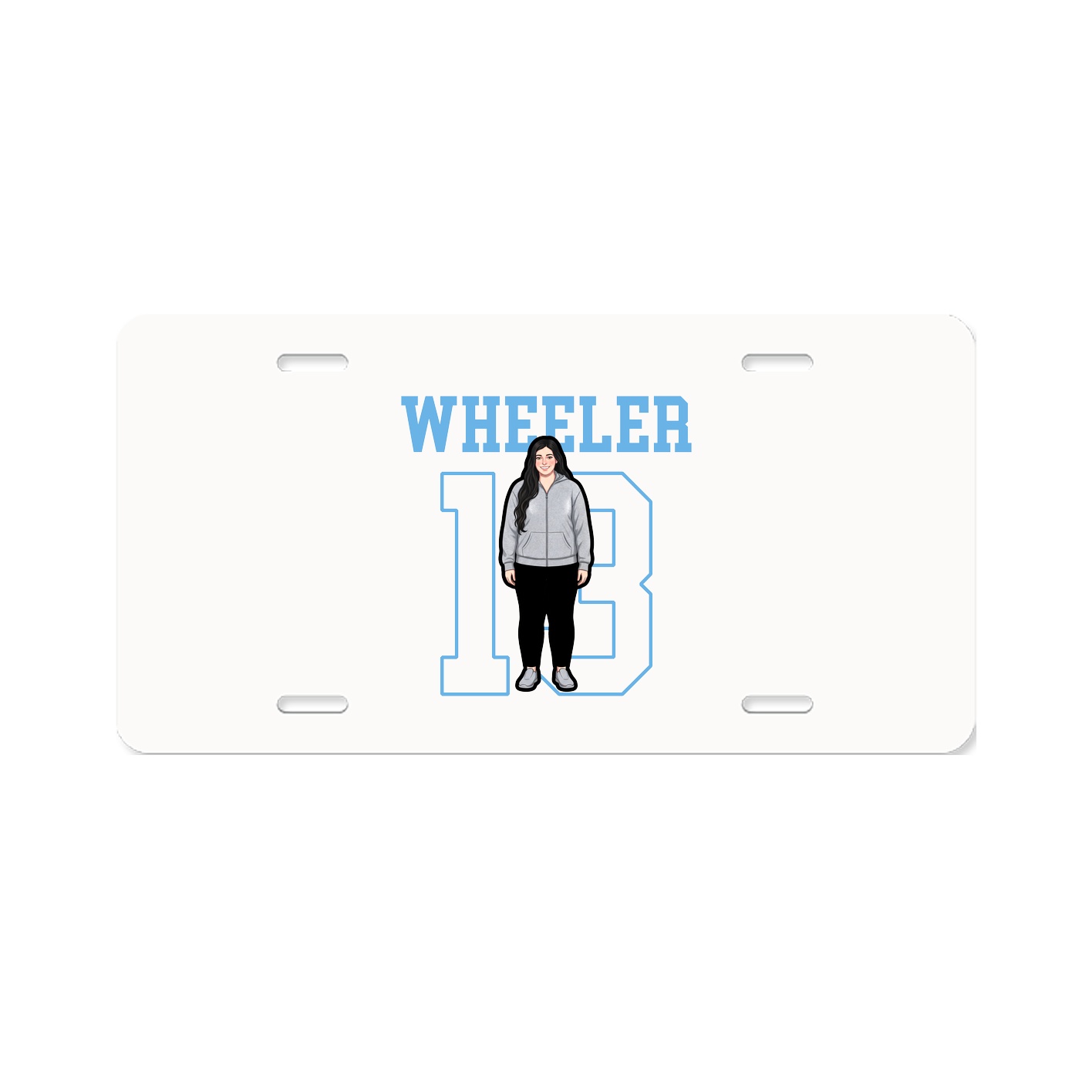 License Plate — Shirsey in Classic