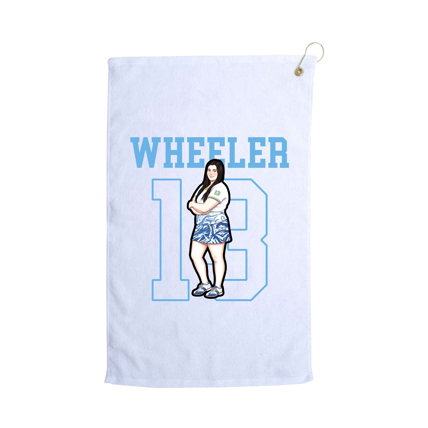 Golf Towel — Shirsey in White