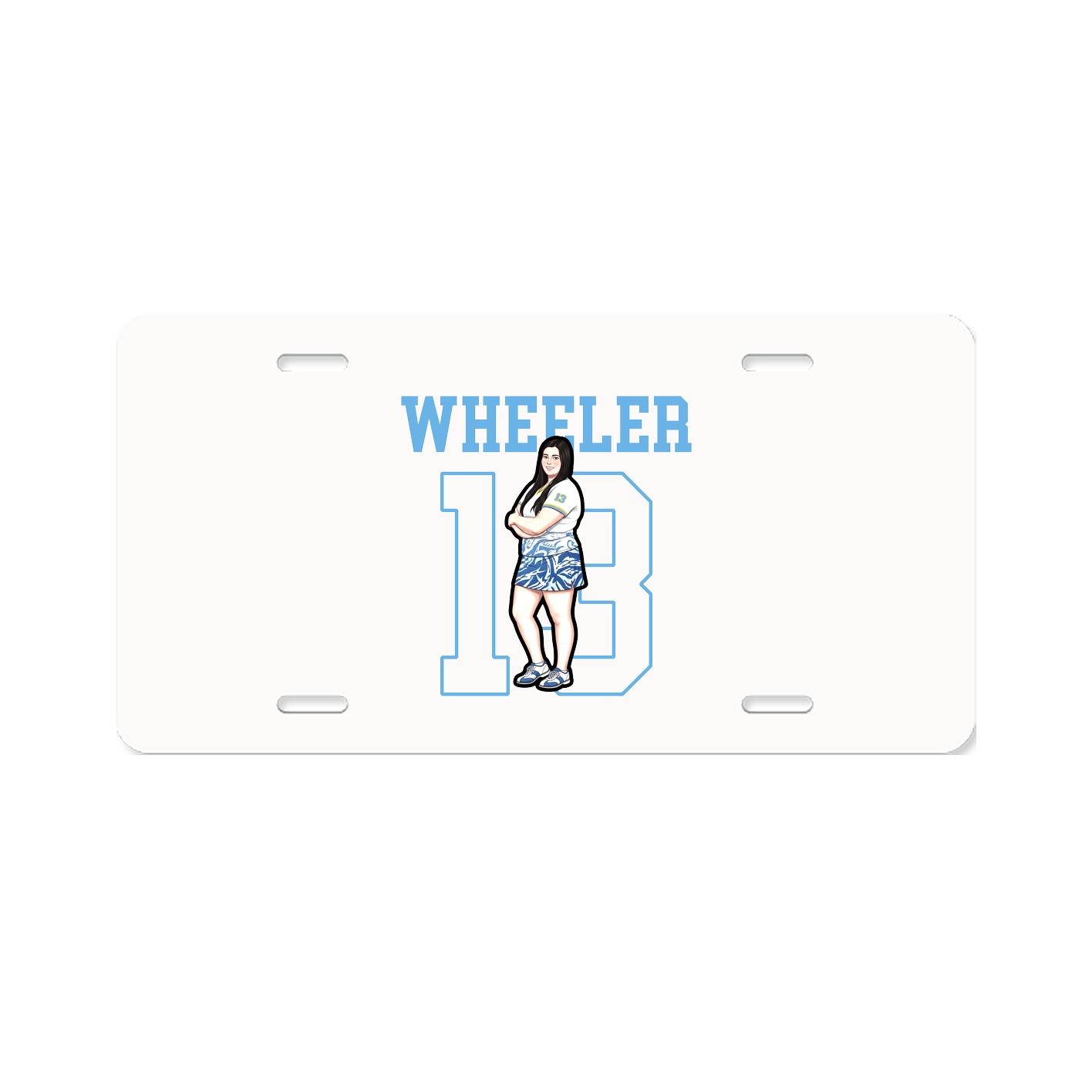 License Plate — Shirsey in Classic