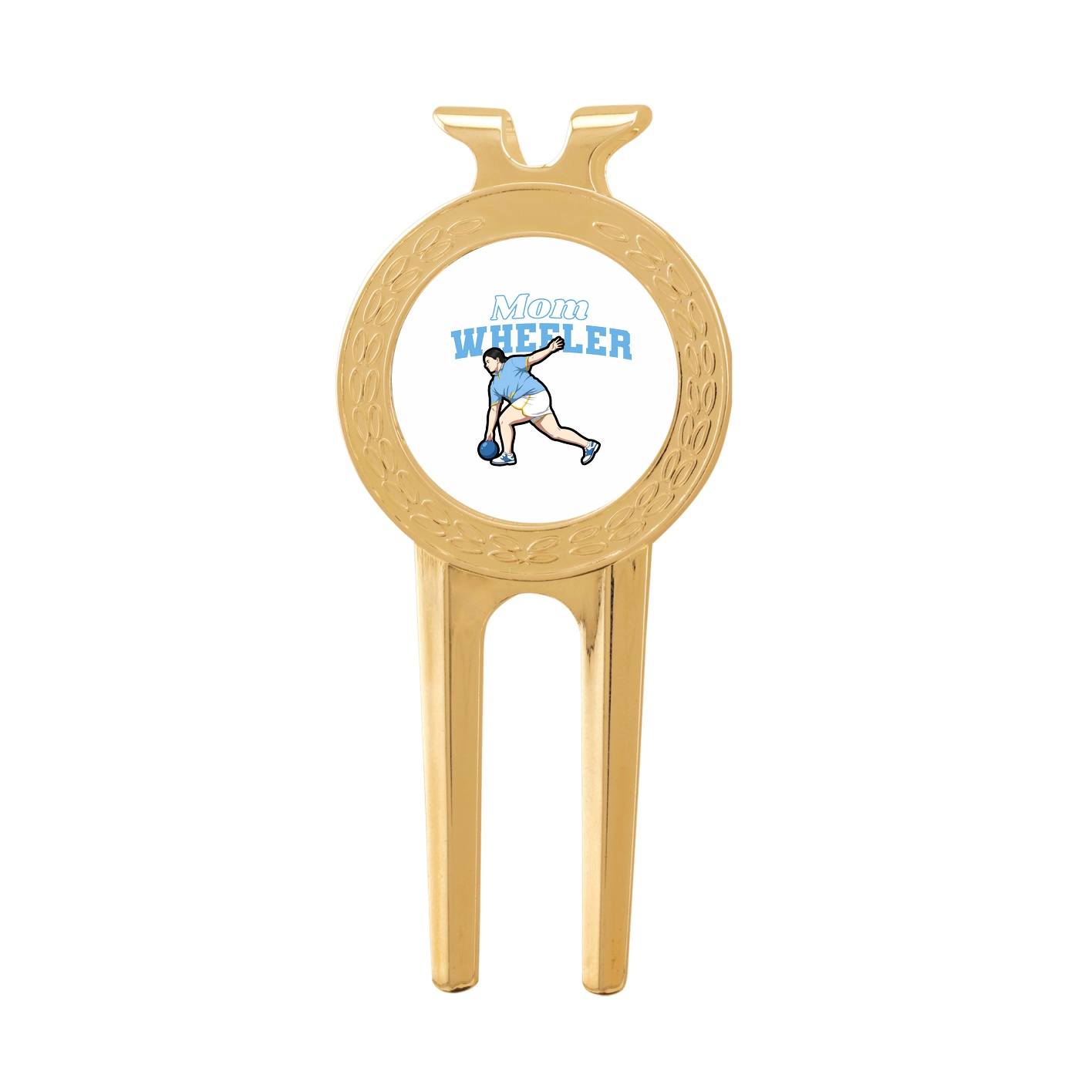 Divot Tool with Ball Marker — Mothers Day Block in Classic
