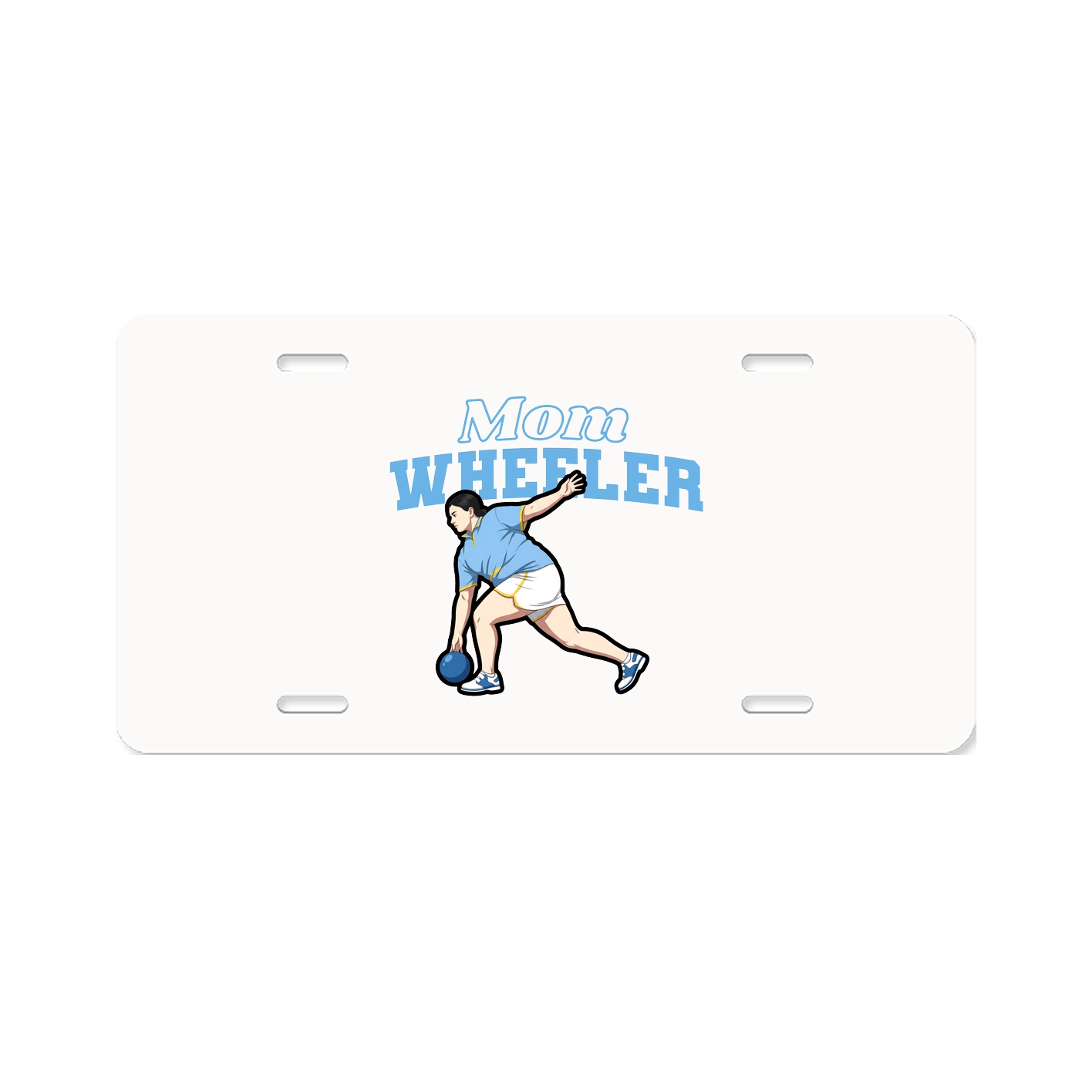License Plate — Mothers Day Block in Classic