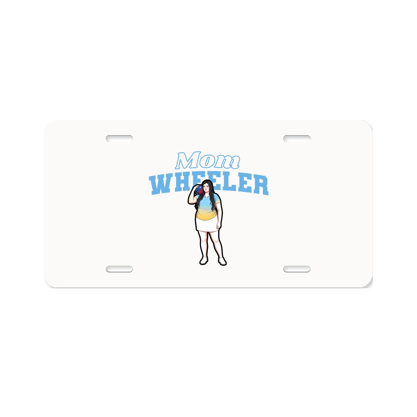 License Plate — Mothers Day Block in Classic
