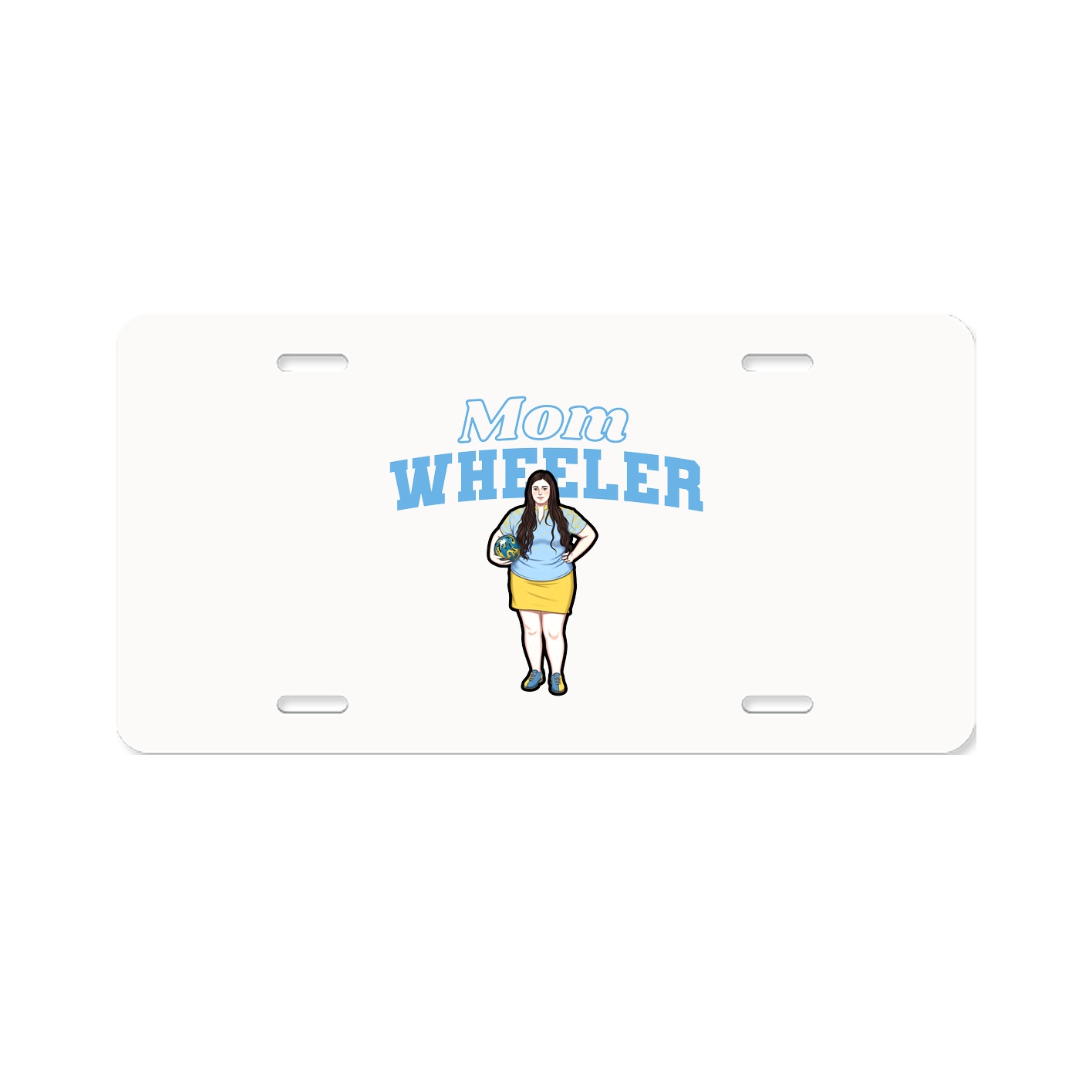 License Plate — Mothers Day Block in Classic