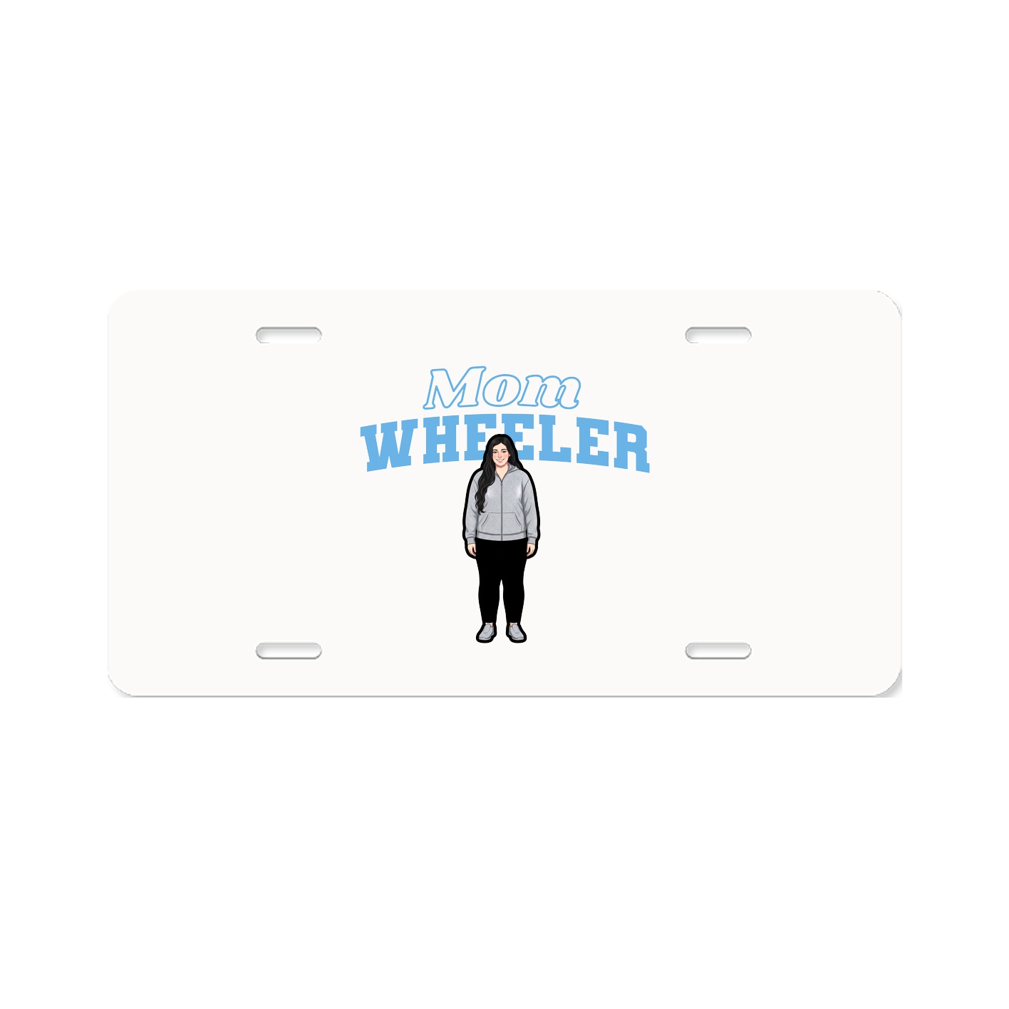 License Plate — Mothers Day Block in Classic