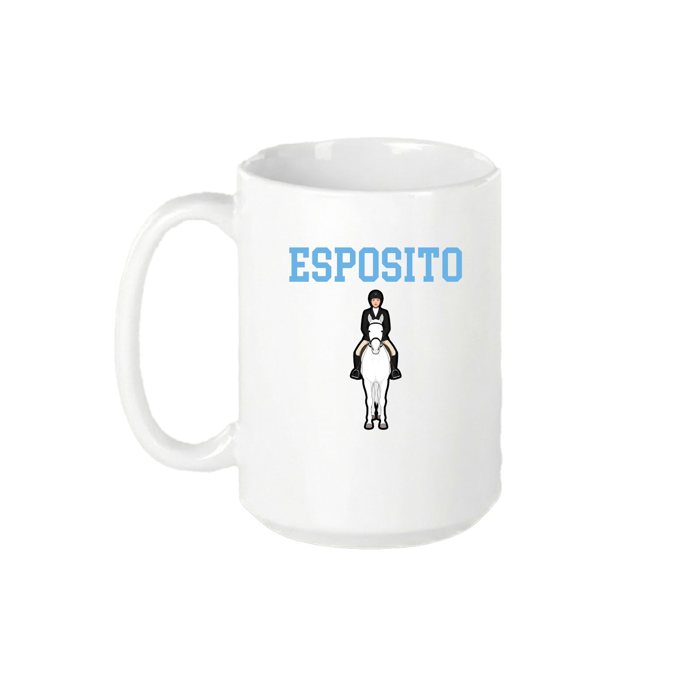 15oz Coffee Mug — Shirsey in White