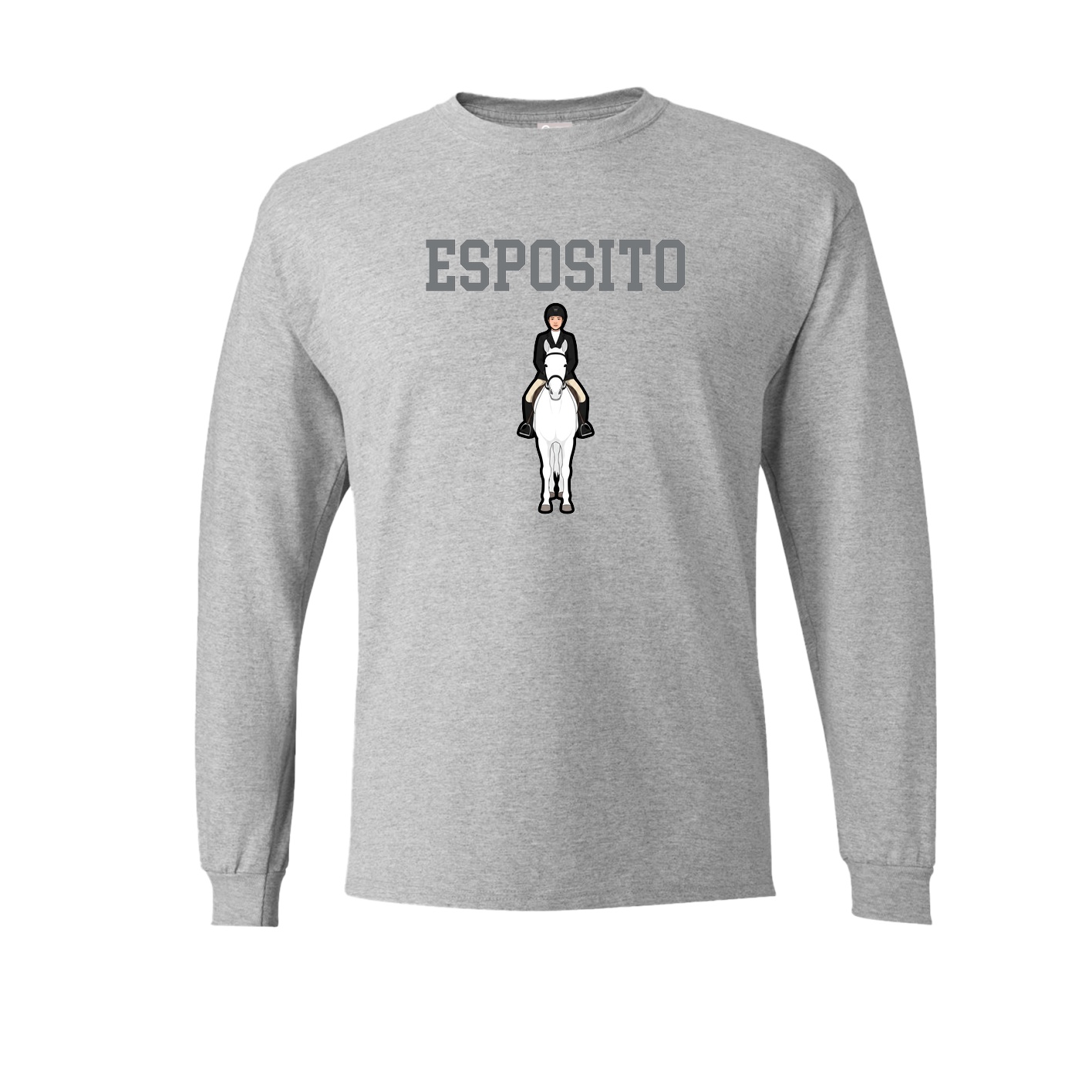 Long Sleeve Tee — Shirsey in Grey