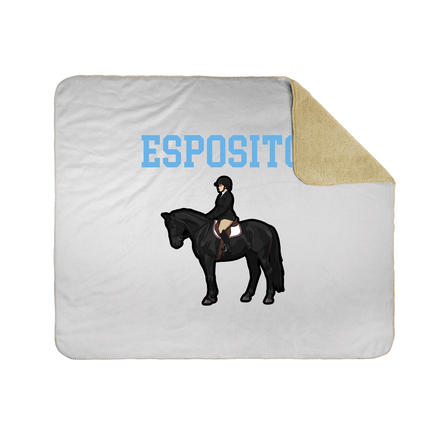 Throw Blanket — Shirsey in White
