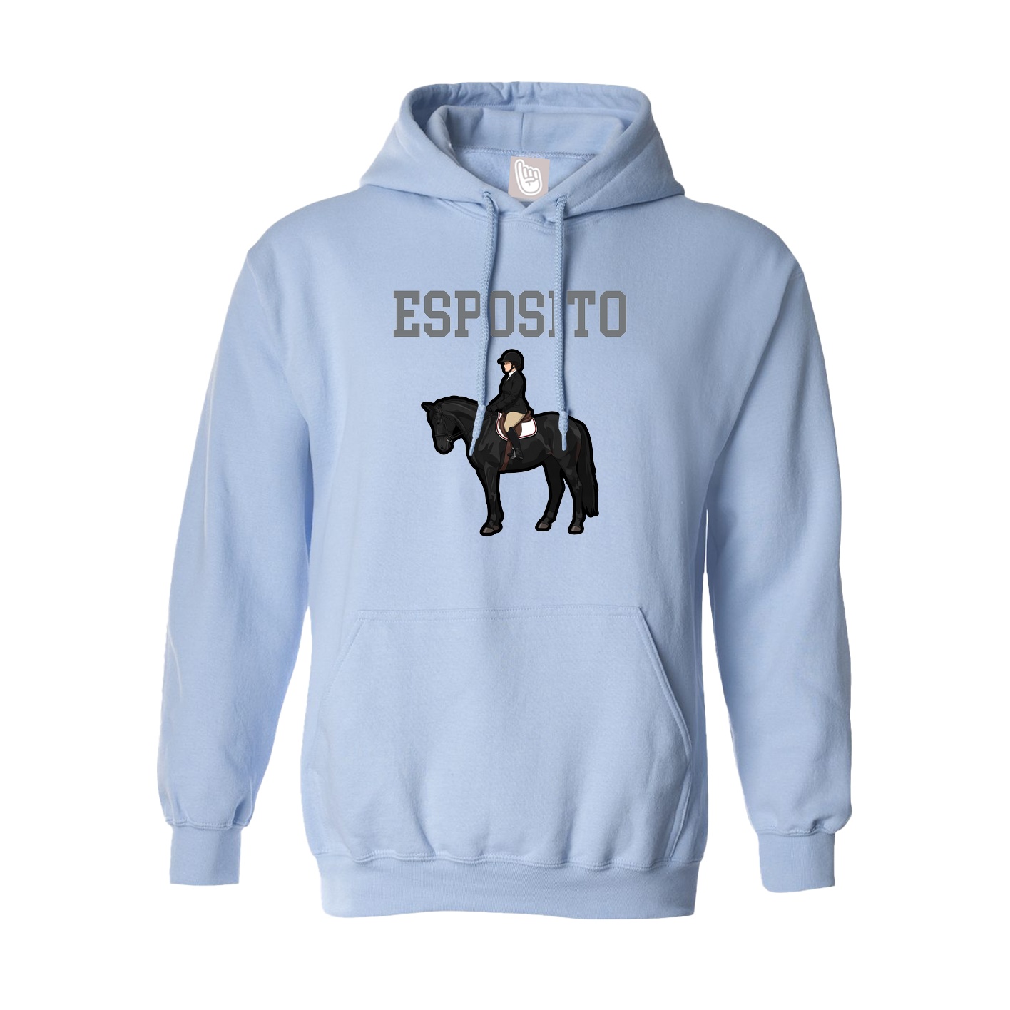 Hoodie — Shirsey in Light Blue